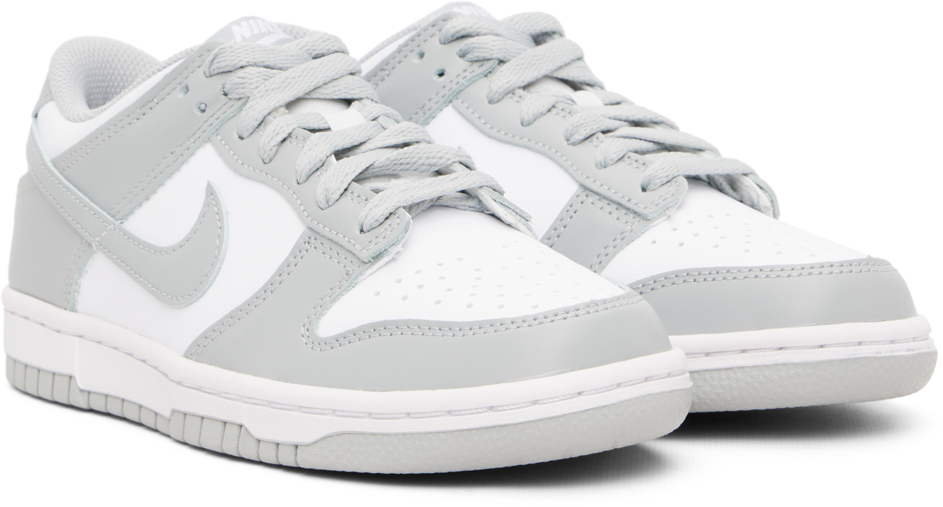 Nike - Jeune | Baskets basses Dunk blanc et gris