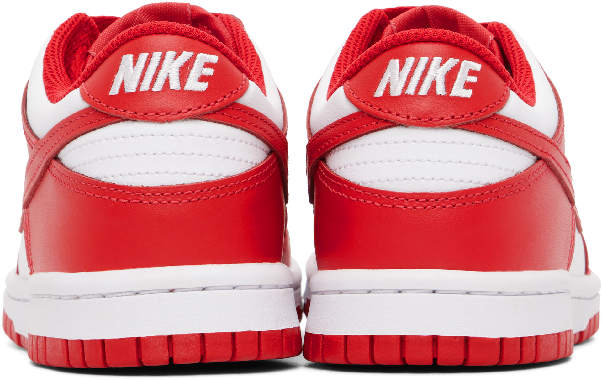 Nike - Jeune | Baskets basses Dunk rouge et blanc