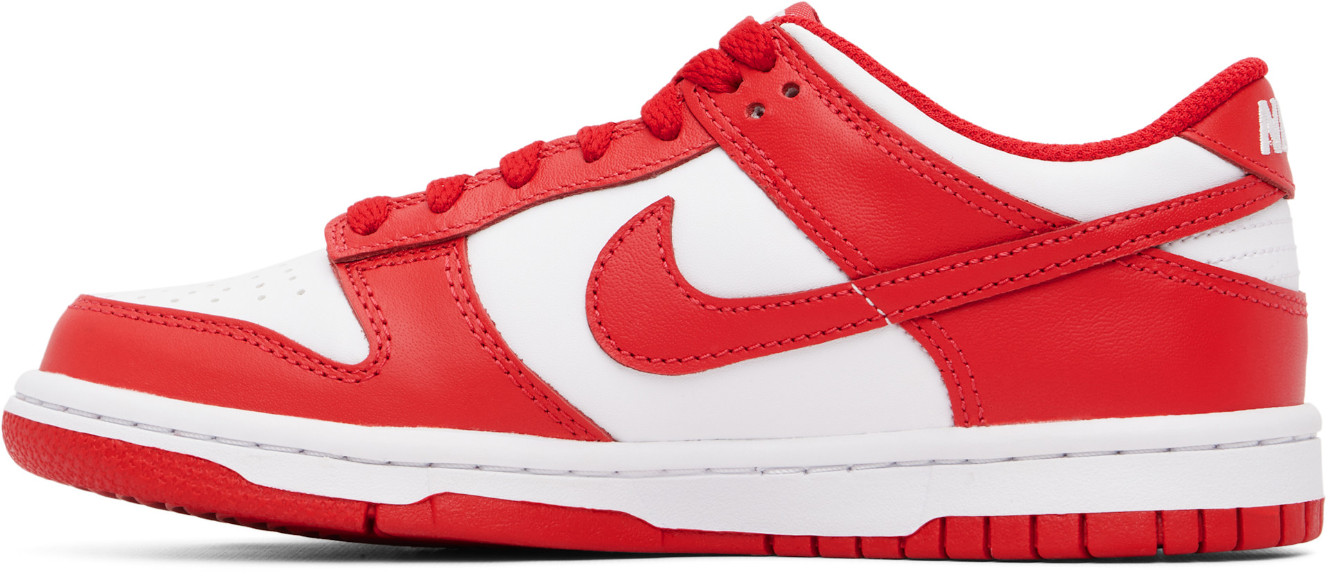 Nike - Jeune | Baskets basses Dunk rouge et blanc