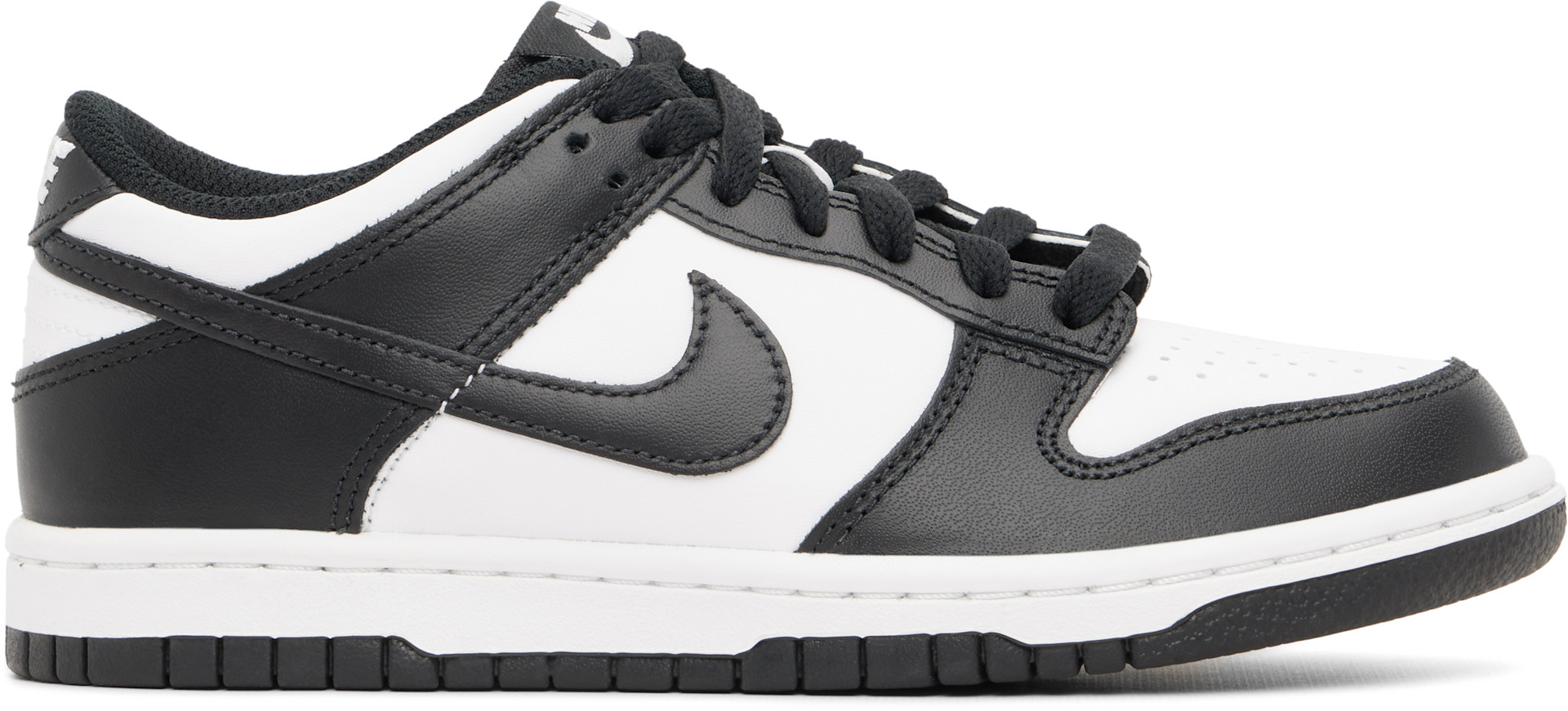Nike - Jeune | Baskets basses Dunk noir et blanc