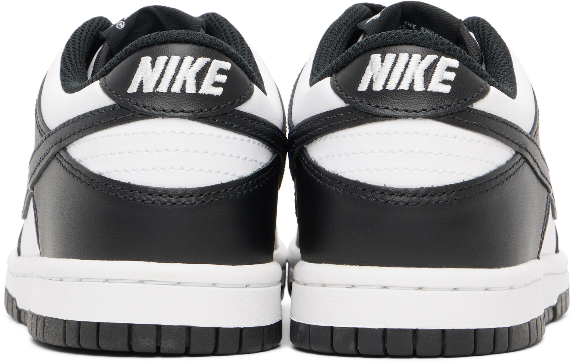 Nike - Jeune | Baskets basses Dunk noir et blanc