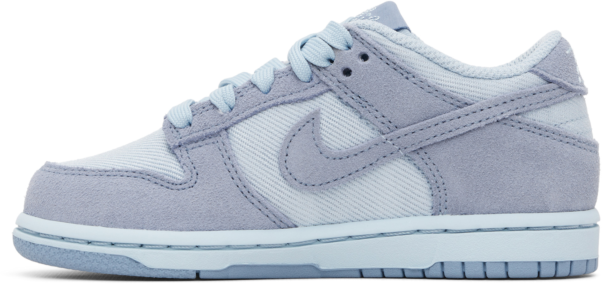 Nike: リトルキッズ｜ブルー Dunk Low SE スニーカー | SSENSE 日本