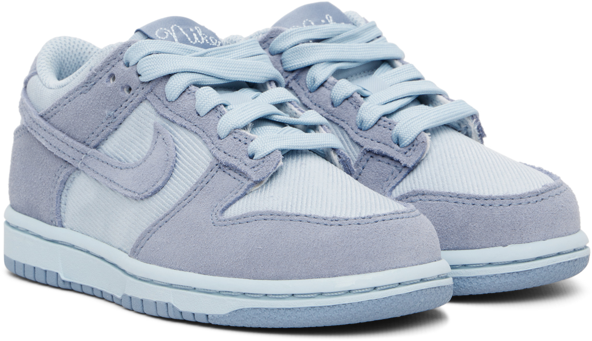 Nike: リトルキッズ｜ブルー Dunk Low SE スニーカー | SSENSE 日本