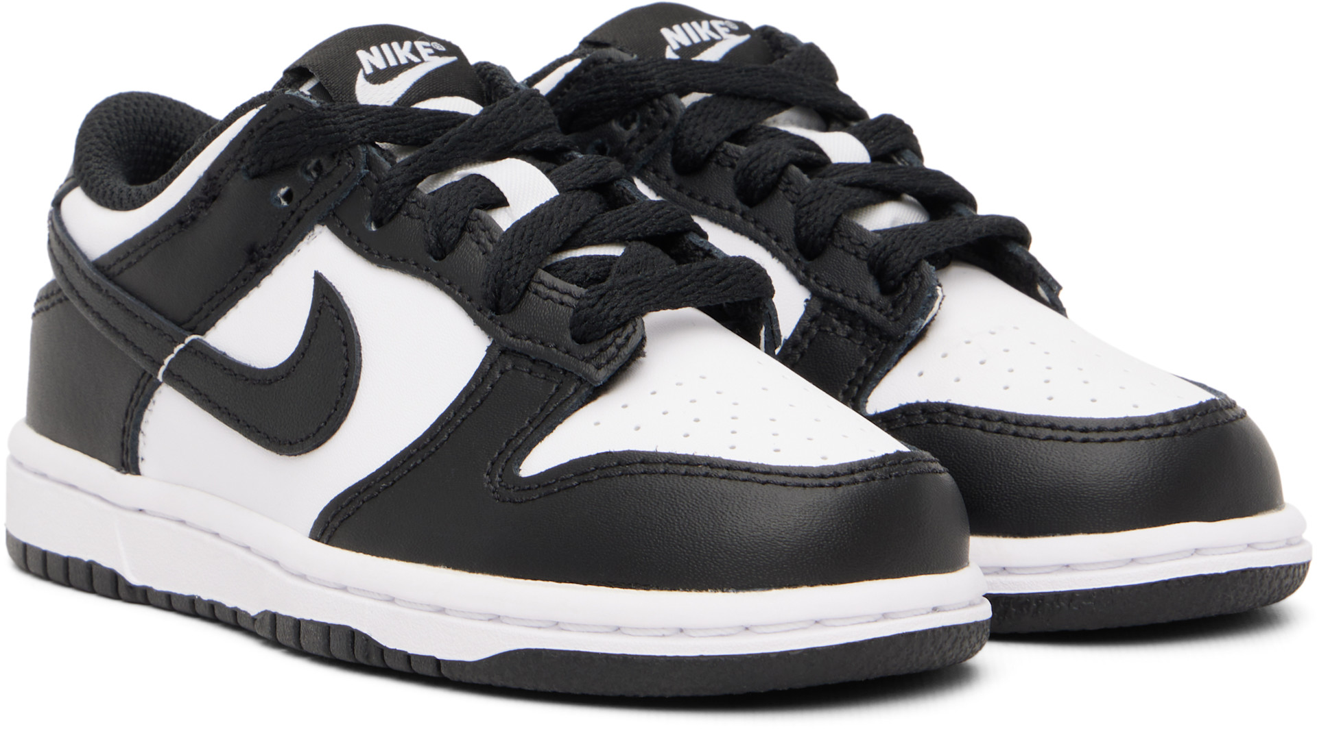 Nike - Enfant | Baskets basses Dunk blanc et noir