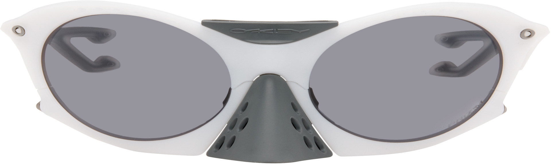 俺*な様 OAKLEY PLANTARIS ホワイト Oakley: White Plantaris Sunglasses | SSENSE Germany