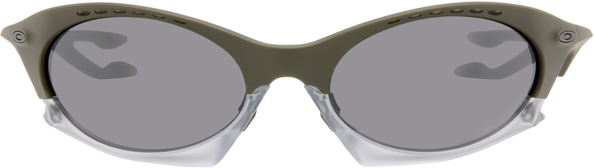 Oakley: カーキ Plantaris サングラス | SSENSE 日本