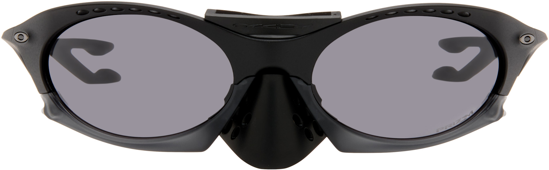 Oakley: Black Plantaris Sunglasses | SSENSE