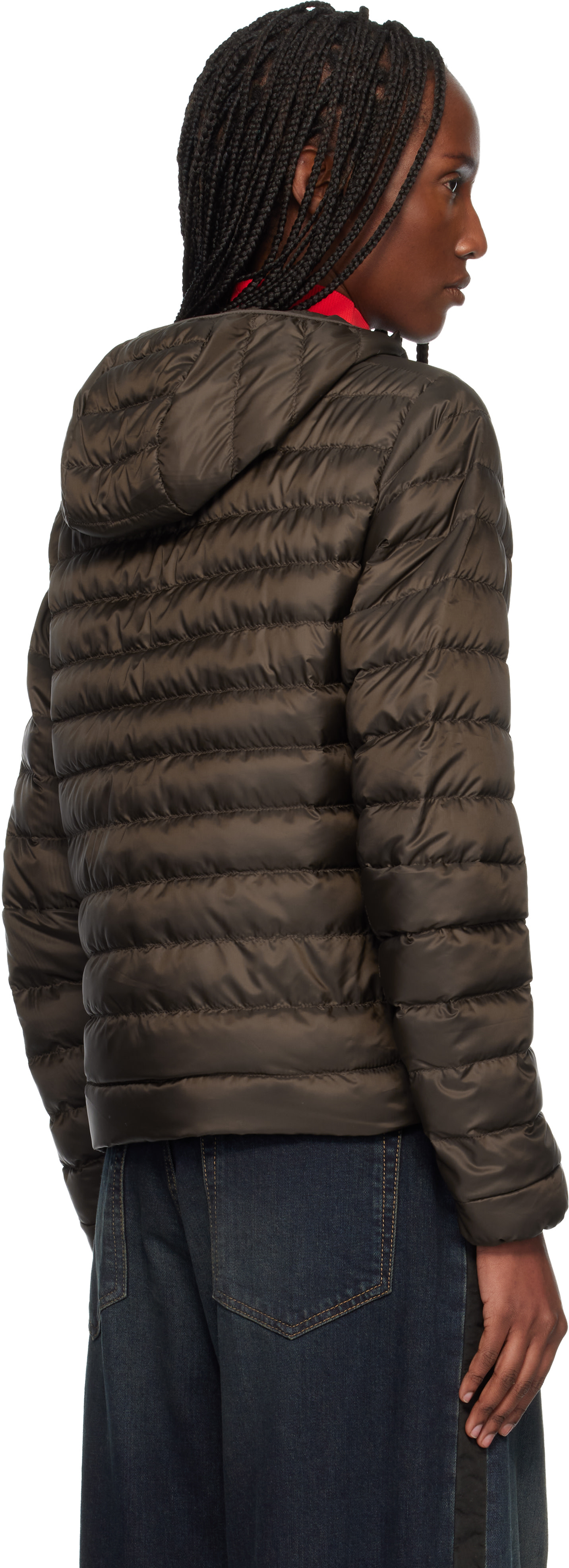 Canada Goose - 브라운 에테라 후디 다운 재킷