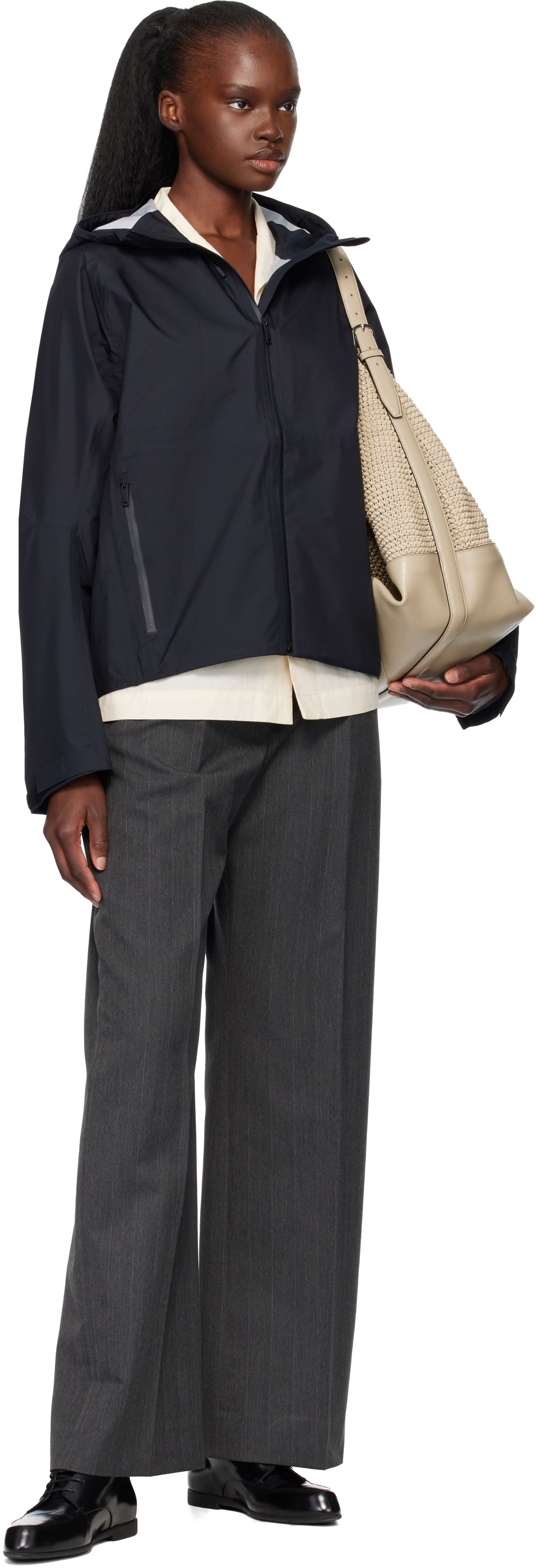 Canada Goose: Black Horizon Rain Jacket | SSENSE