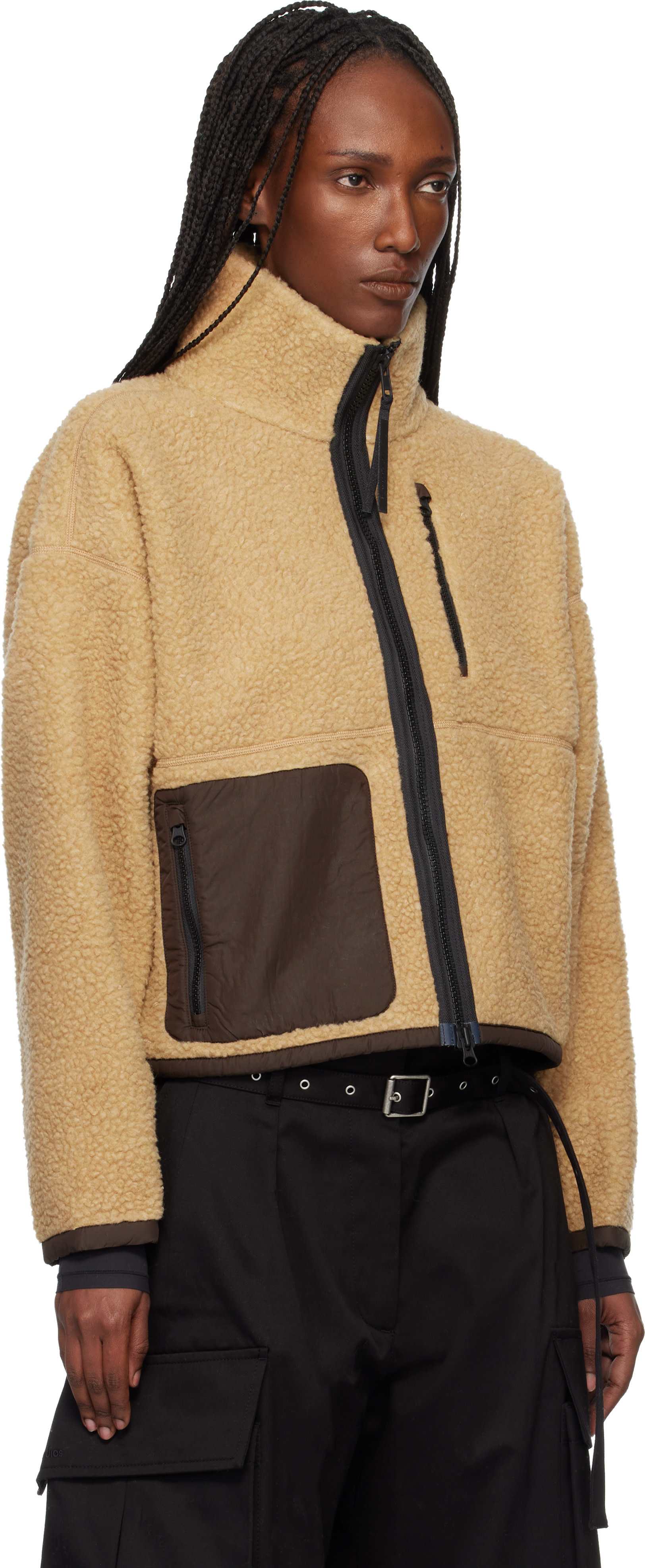 Canada Goose: Beige Simcoe Zip Up Fleece Jacket | SSENSE