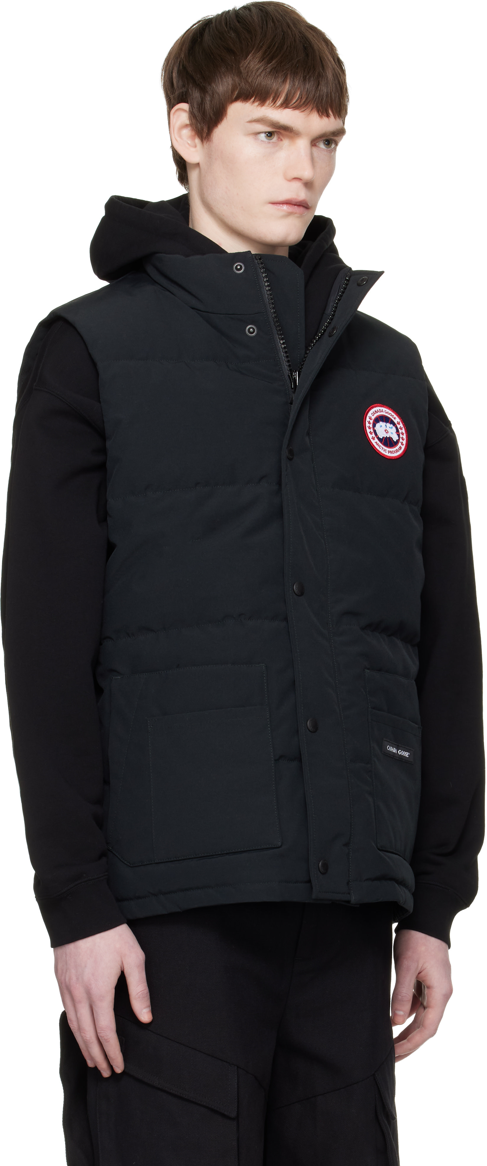 Canada Goose - ブラック Freestyle Crew ダウンベスト