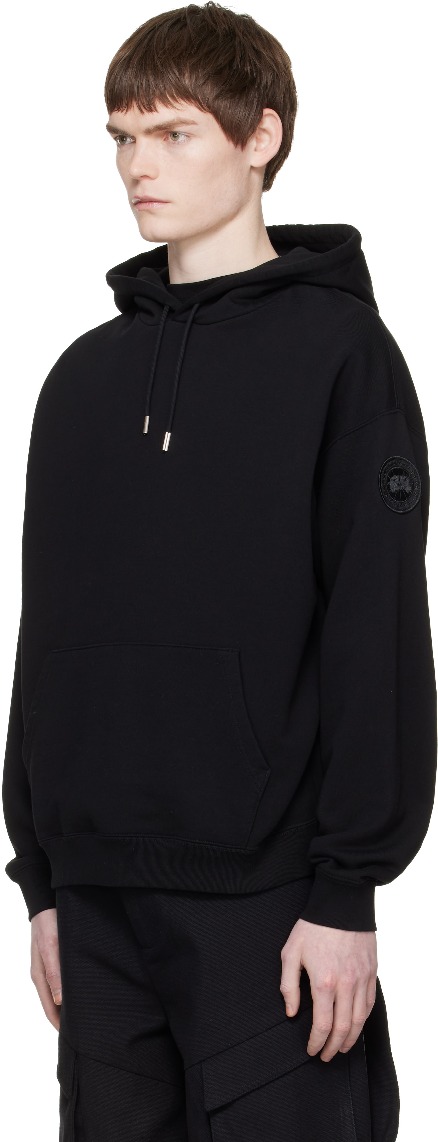 Canada Goose - 블랙 로브 후디