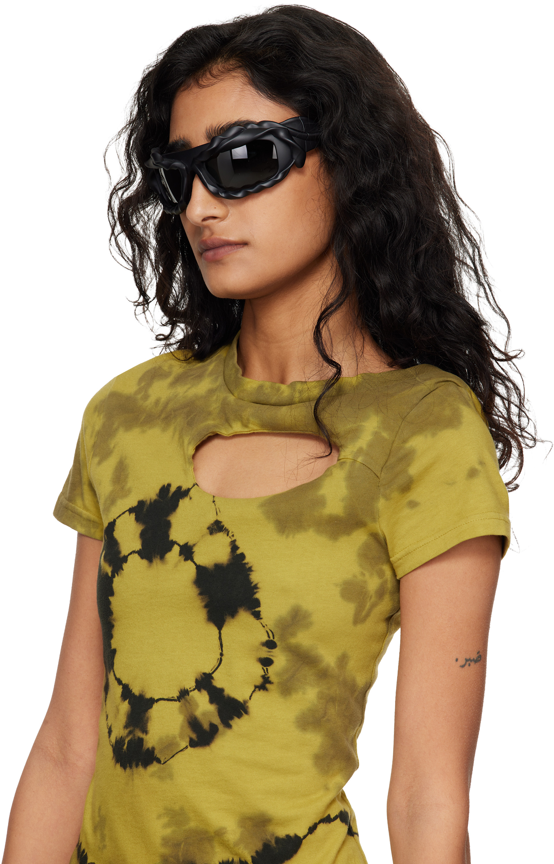 Ottolinger - Black Twisted Sunglasses