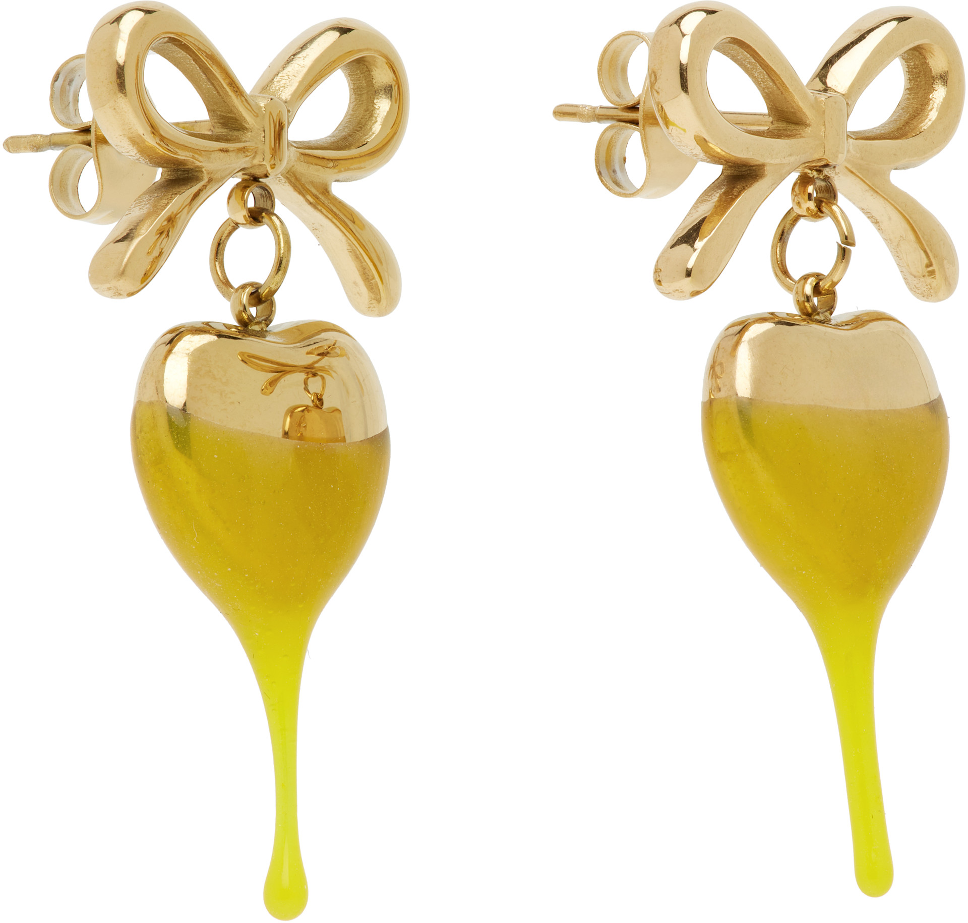Ottolinger - Dipped Bow Heart ピアス