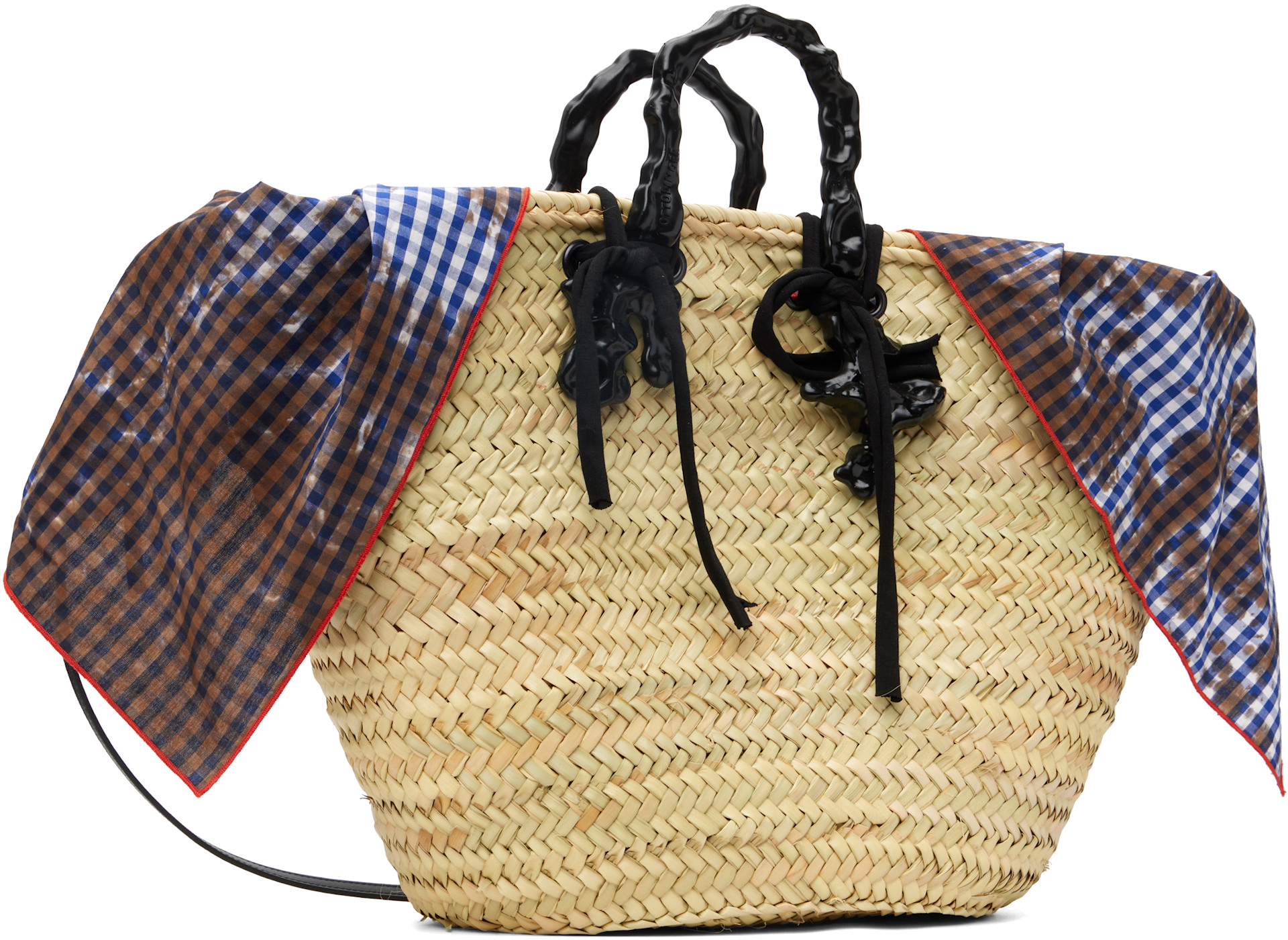 Ottolinger - Grand cabas de style panier beige