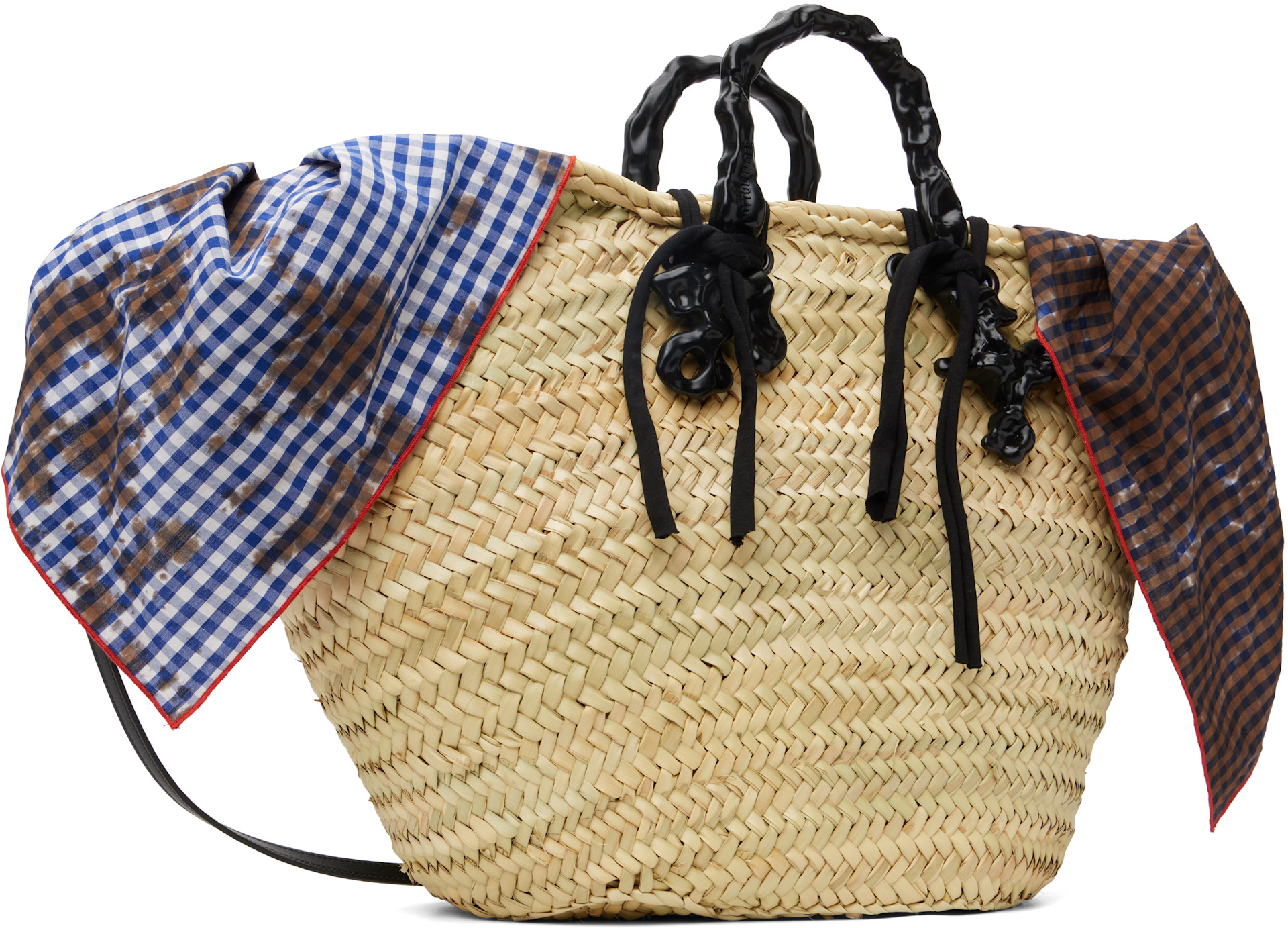 Ottolinger - Grand cabas de style panier beige