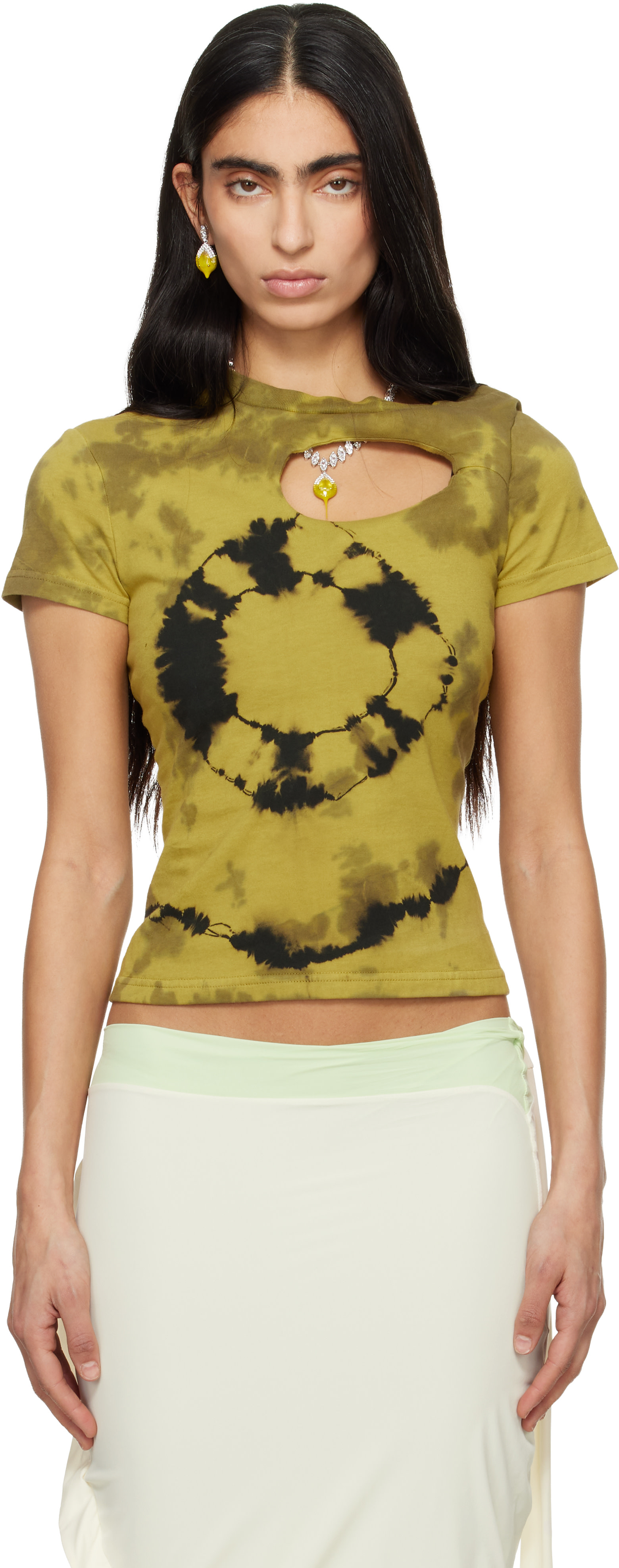 Ottolinger - T-shirt Donut Exo jaune