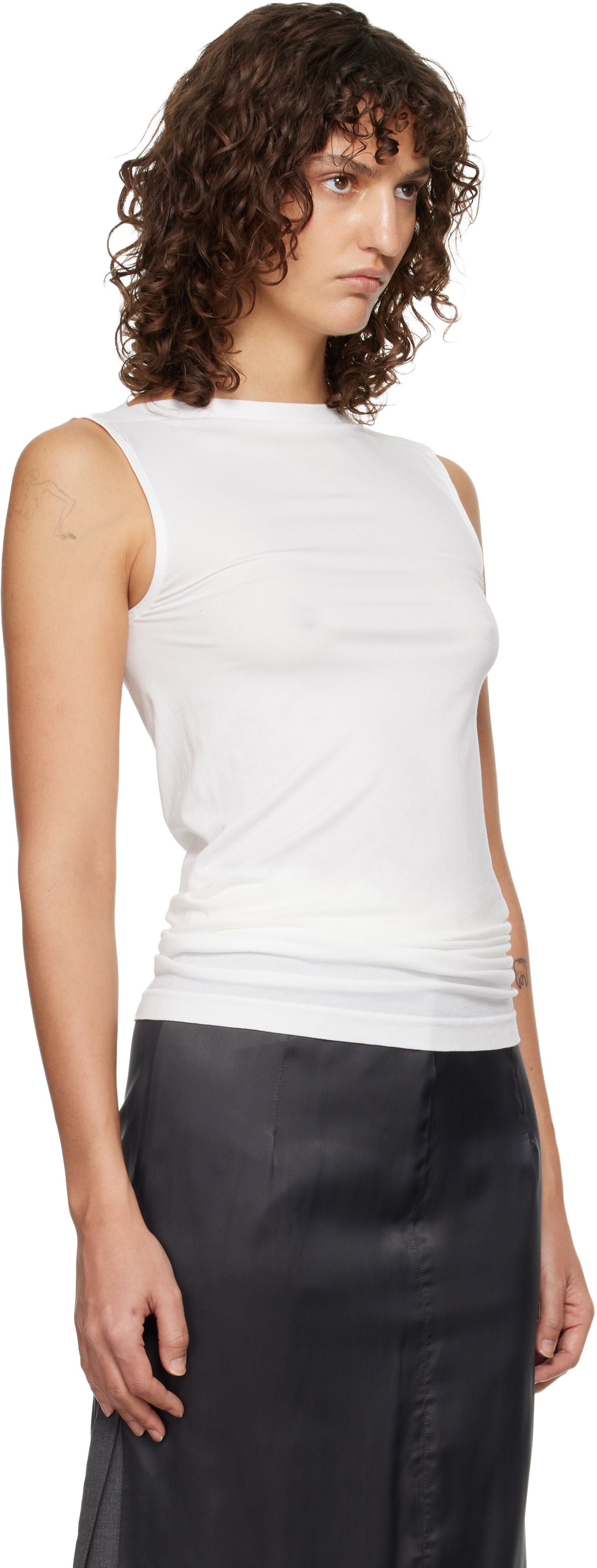 Wolford - Haut sans manches Aurora blanc