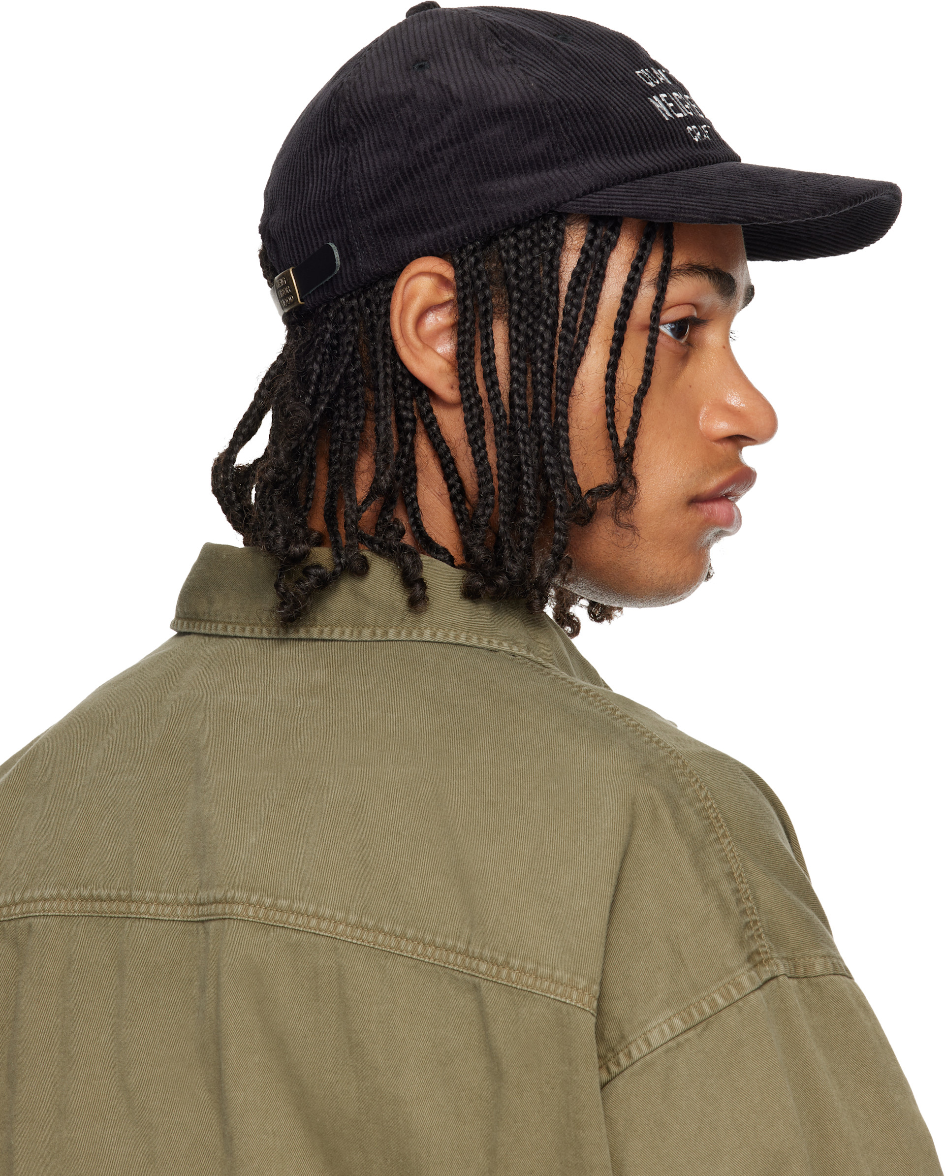 Neighborhood: Black Corduroy Dad Cap | SSENSE Vietnam