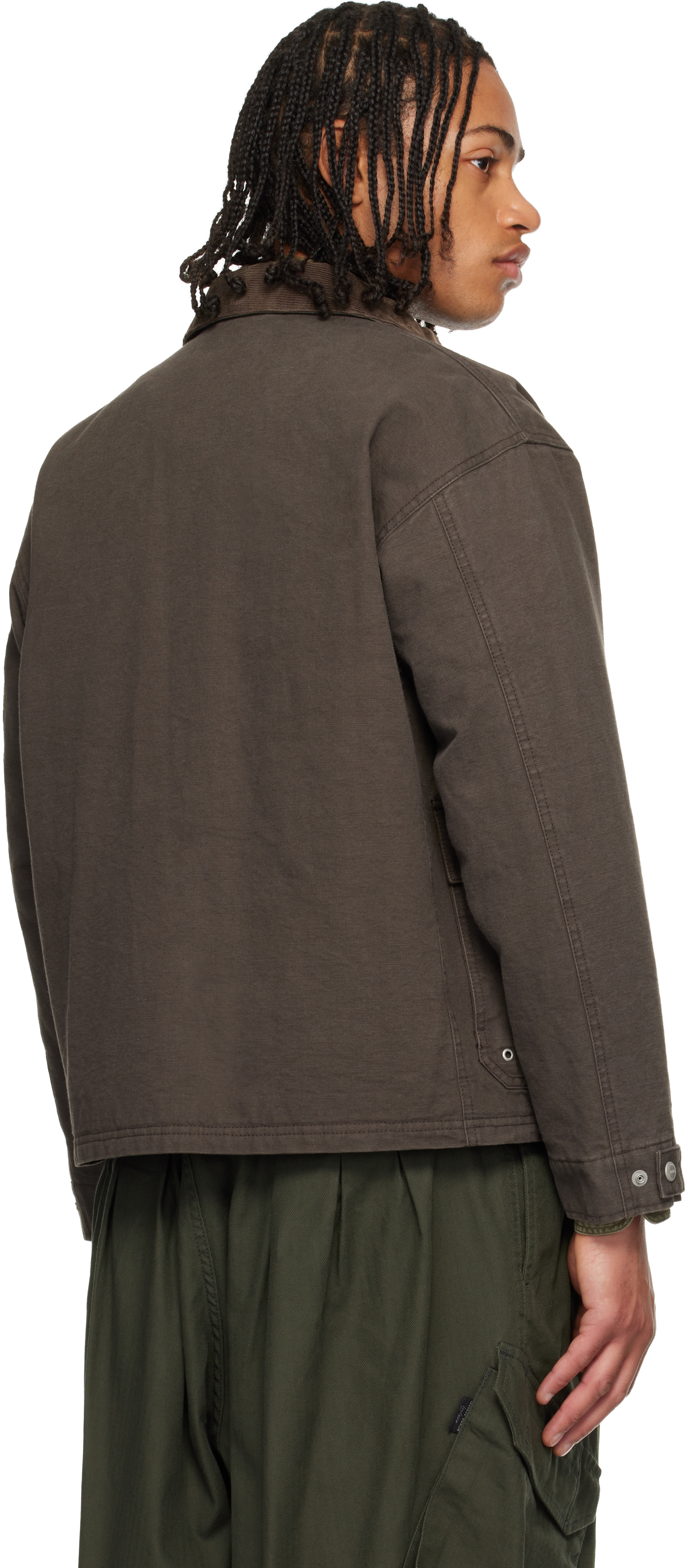 ジャケット・アウター neighborhood fireman jacket XL Neighborhood: Khaki Fireman Jacket | SSENSE