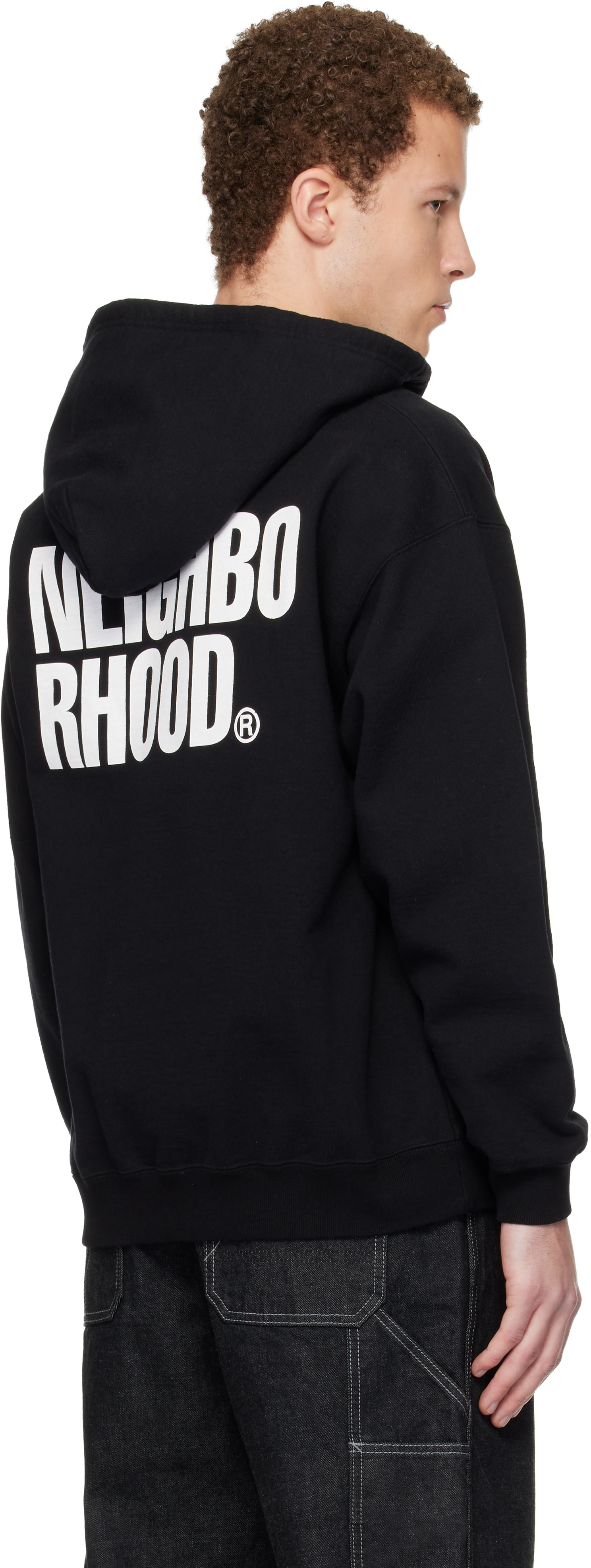 Neighborhood: Black Classic Sweat Zip Hoodie | SSENSE