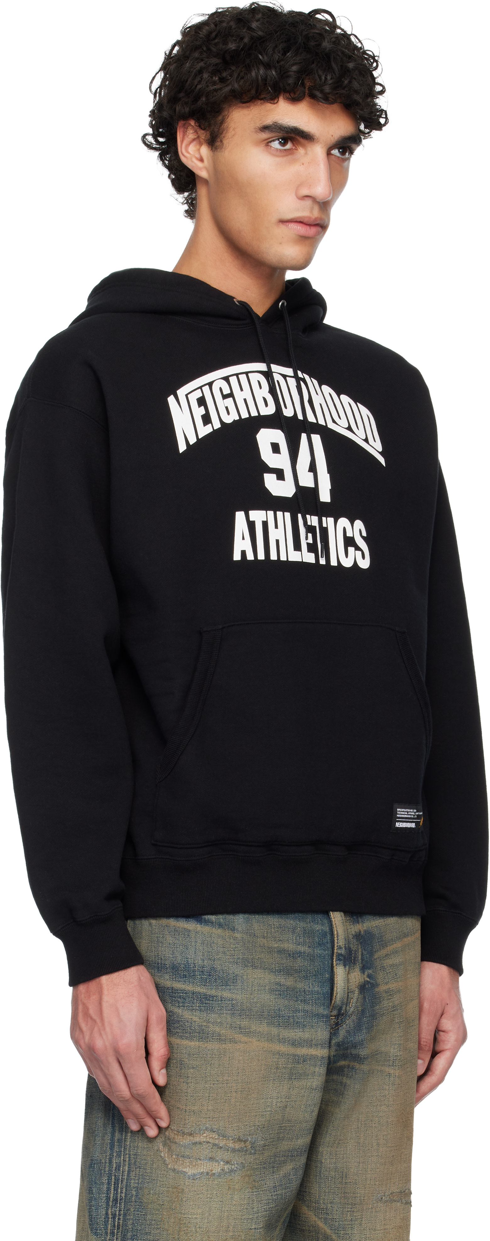 Neighborhood - Pull molletonné à capuche noir