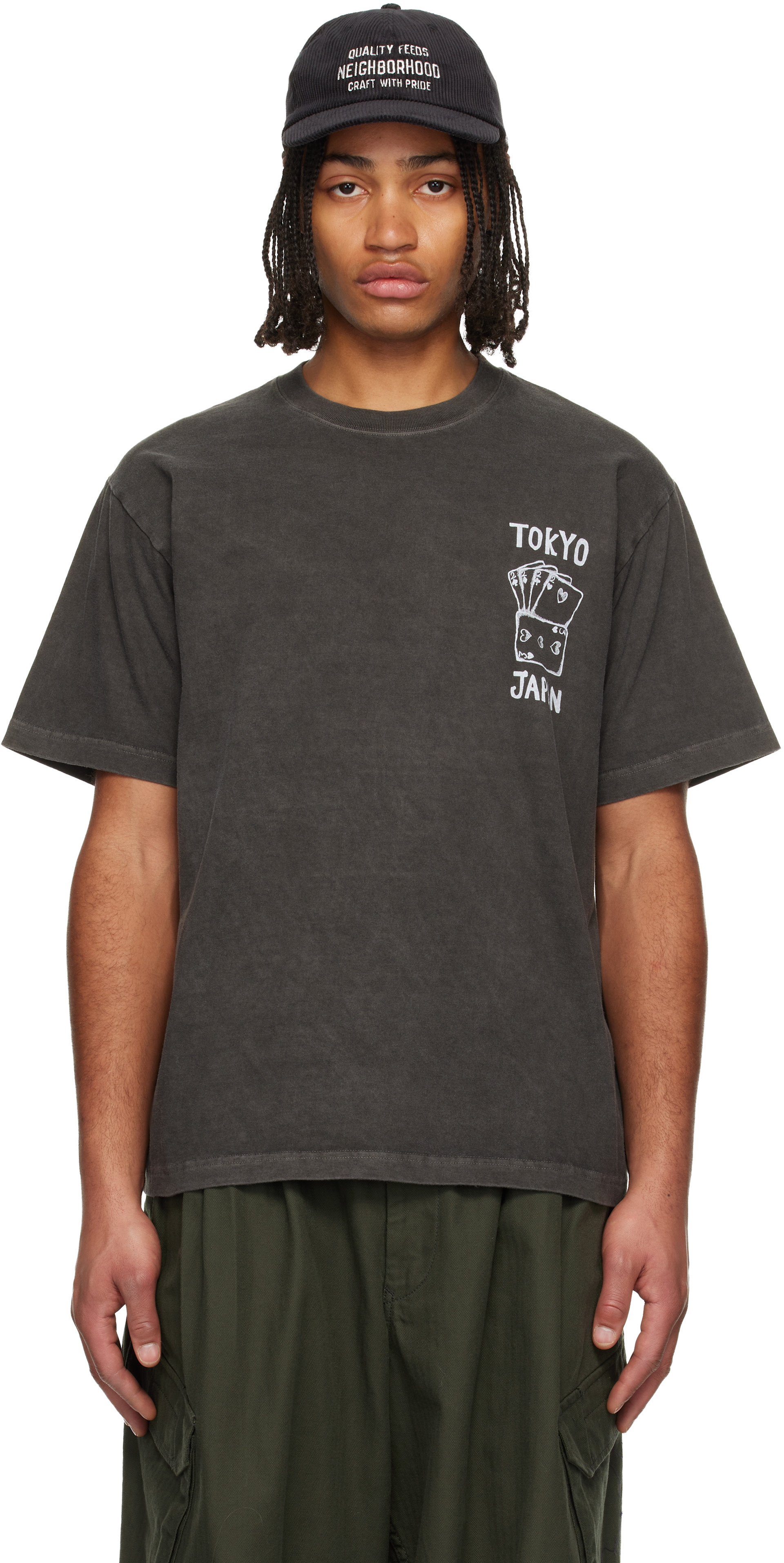 Neighborhood: グレー 'TEE S/S-14' Tシャツ | SSENSE 日本