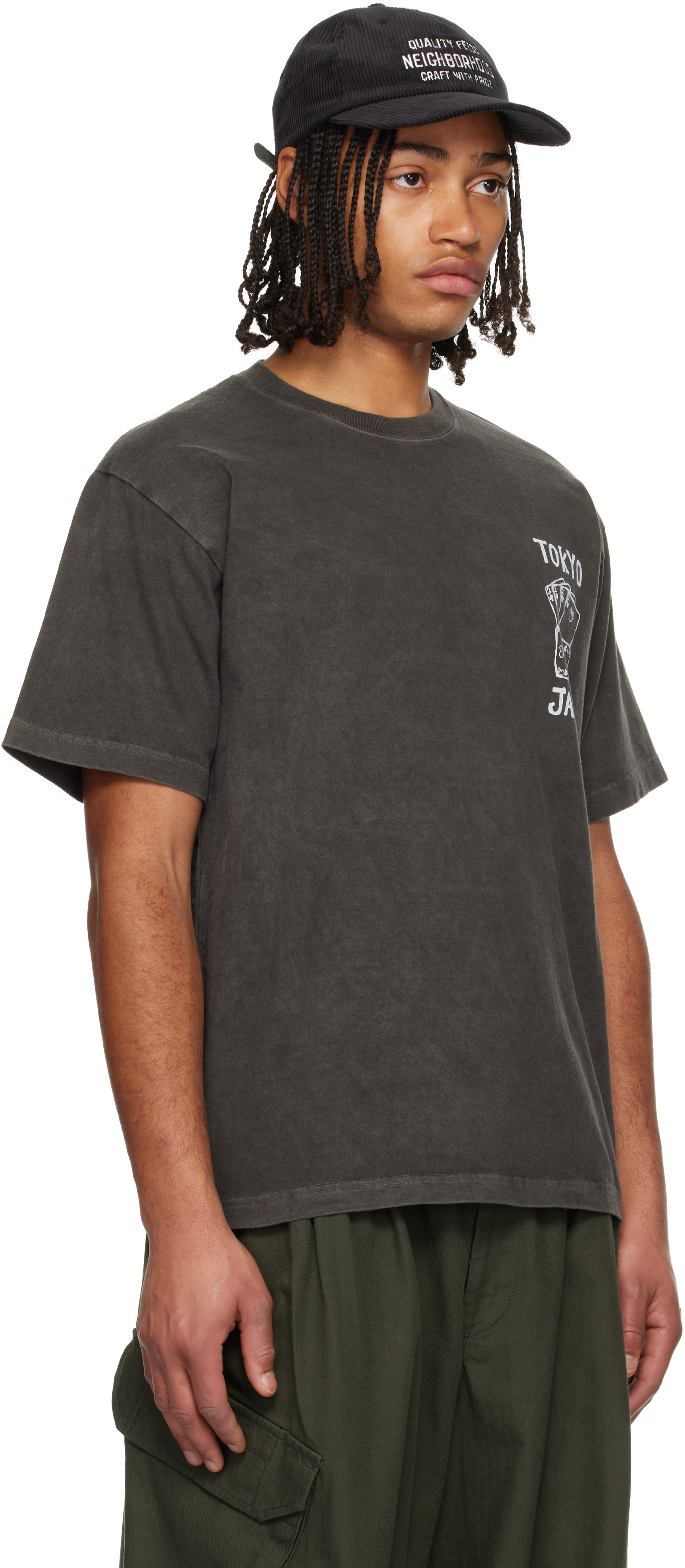Neighborhood: グレー 'TEE S/S-14' Tシャツ | SSENSE 日本