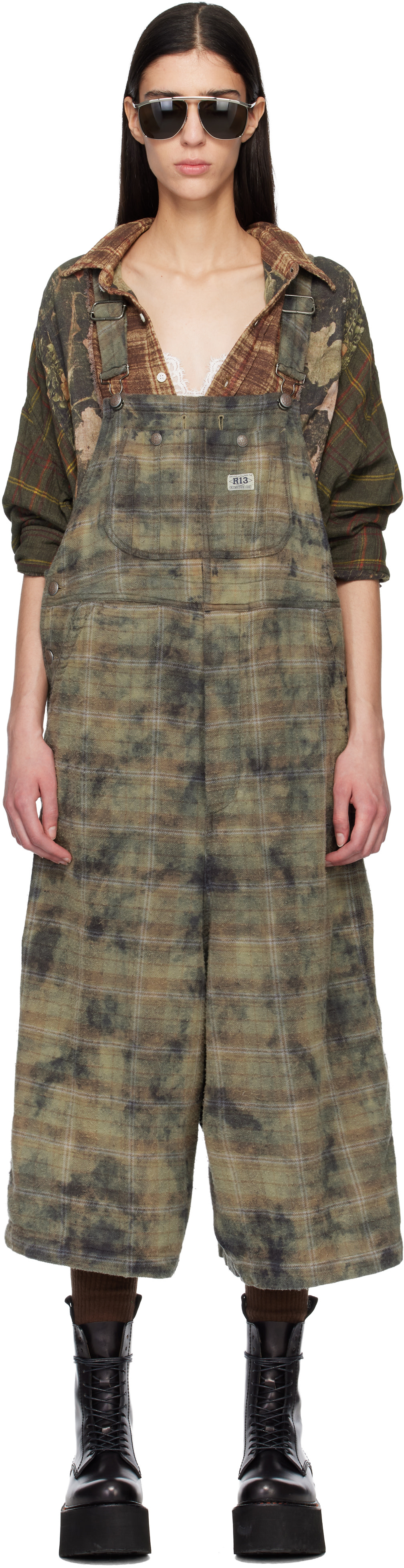 R13 - Khaki Jumbo Overalls