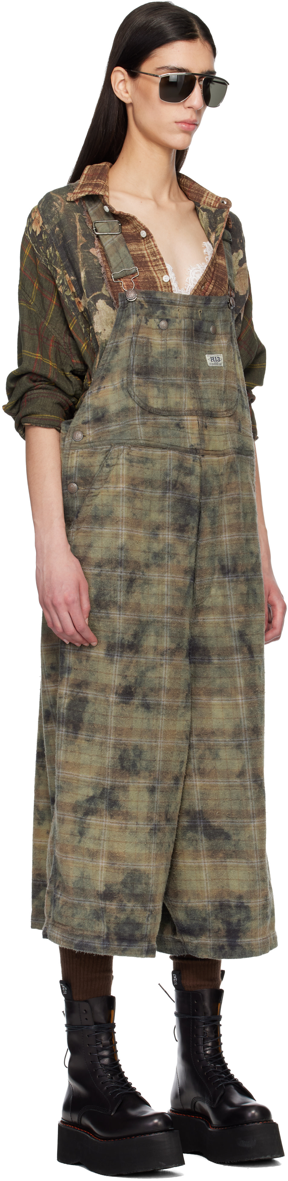 R13 - Khaki Jumbo Overalls