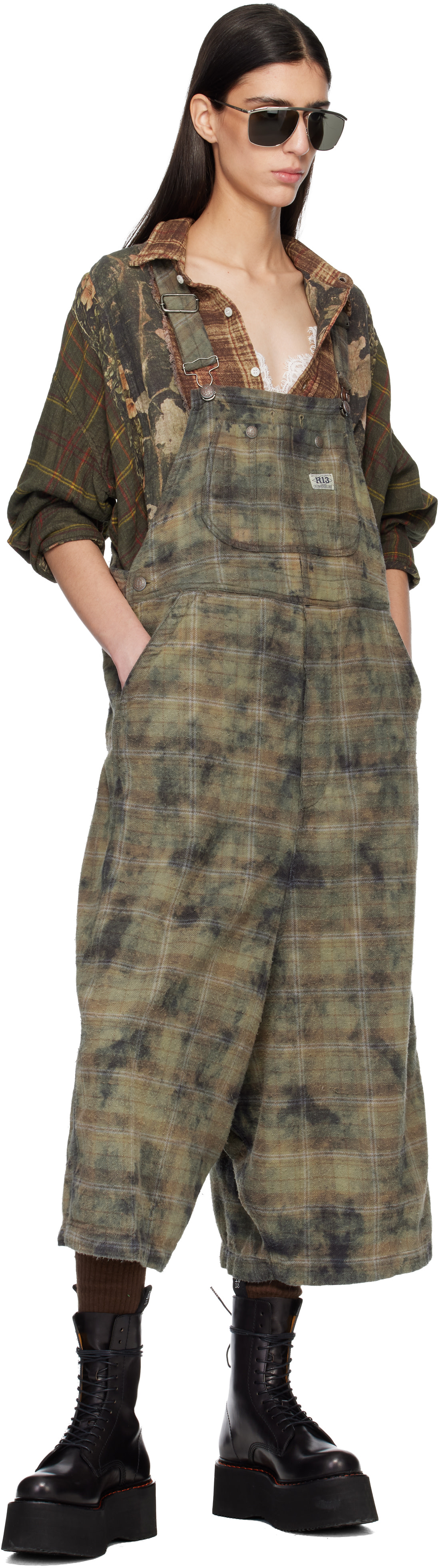 R13 - Khaki Jumbo Overalls