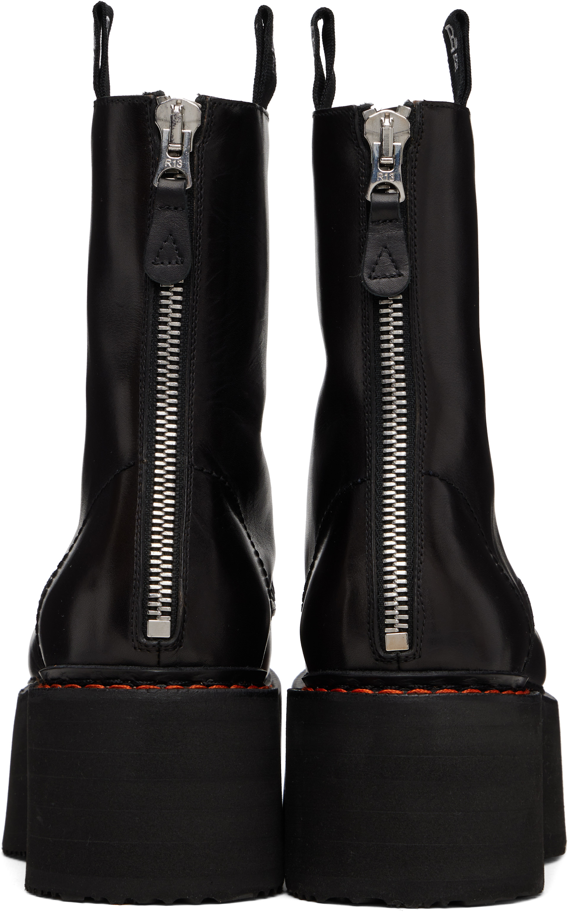 R13 - Bottes étagées noires