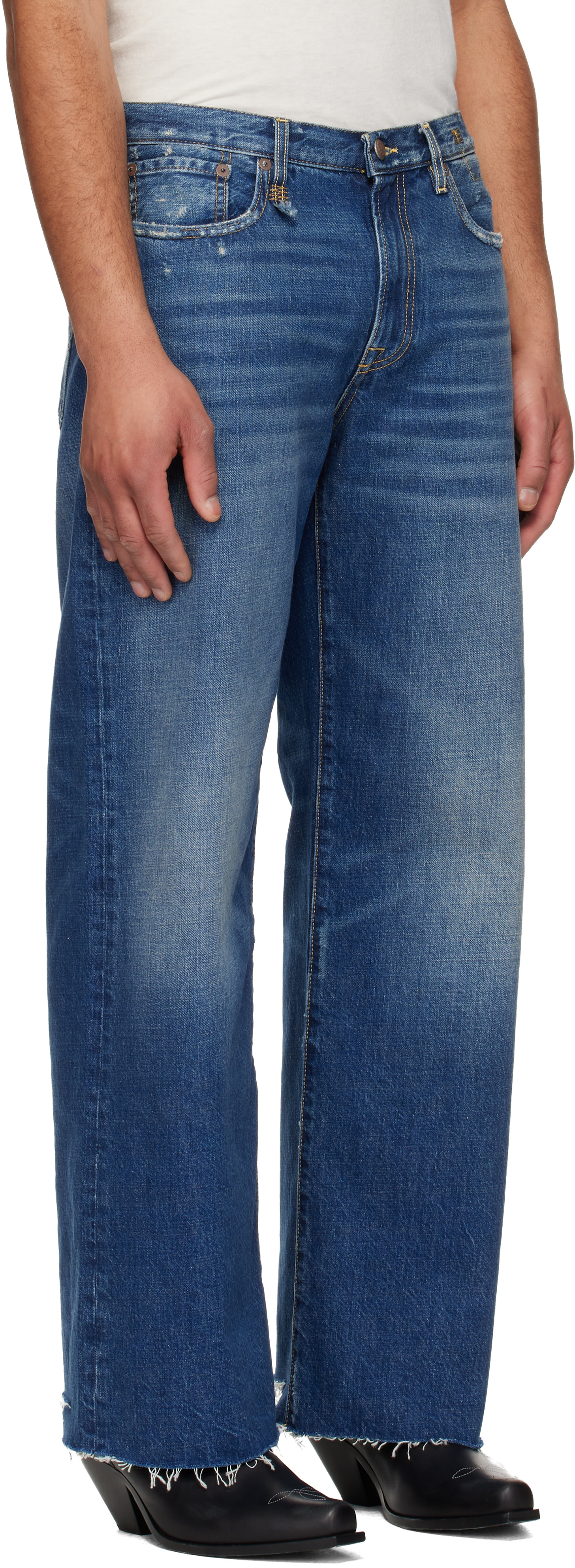 R13 - Blue D'Arcy Loose Jeans