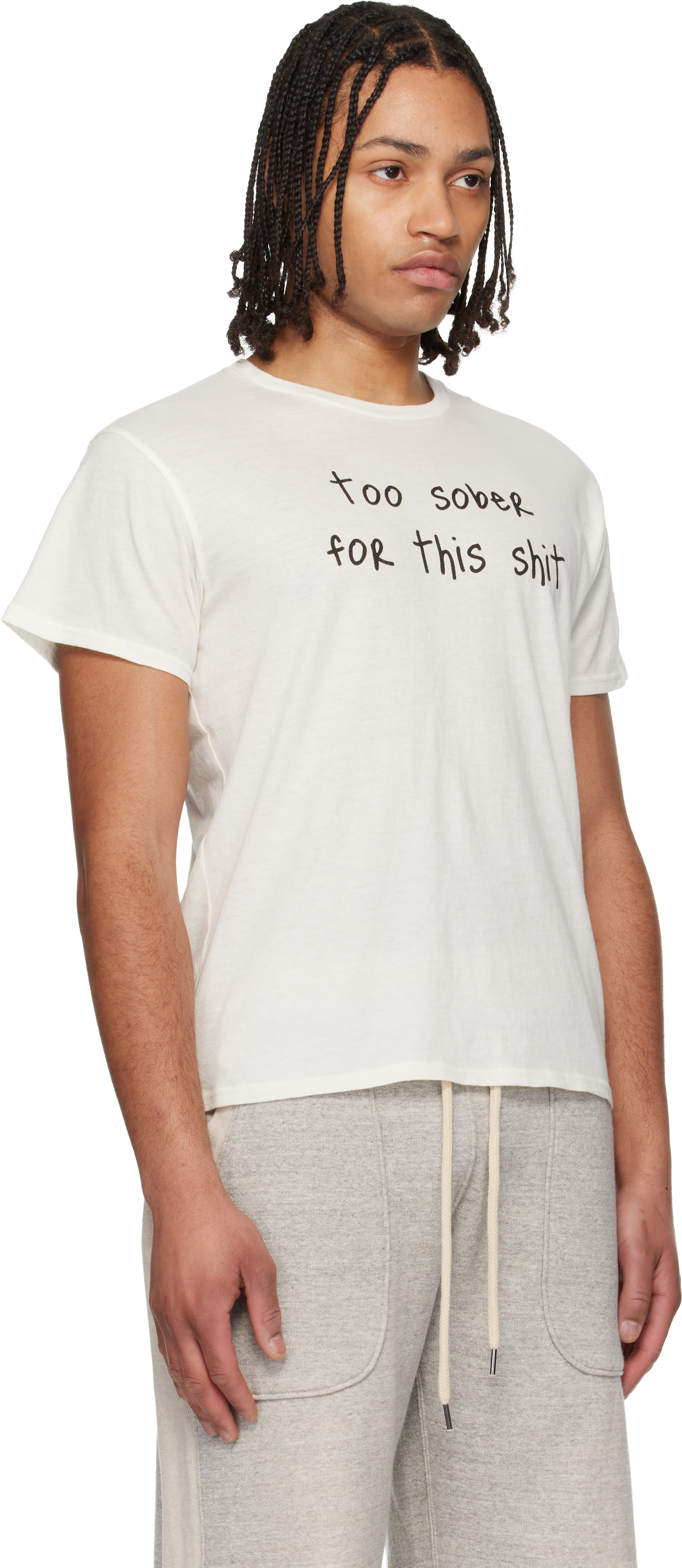 R13 - Off-White 'Too Sober' Boy T-shirt