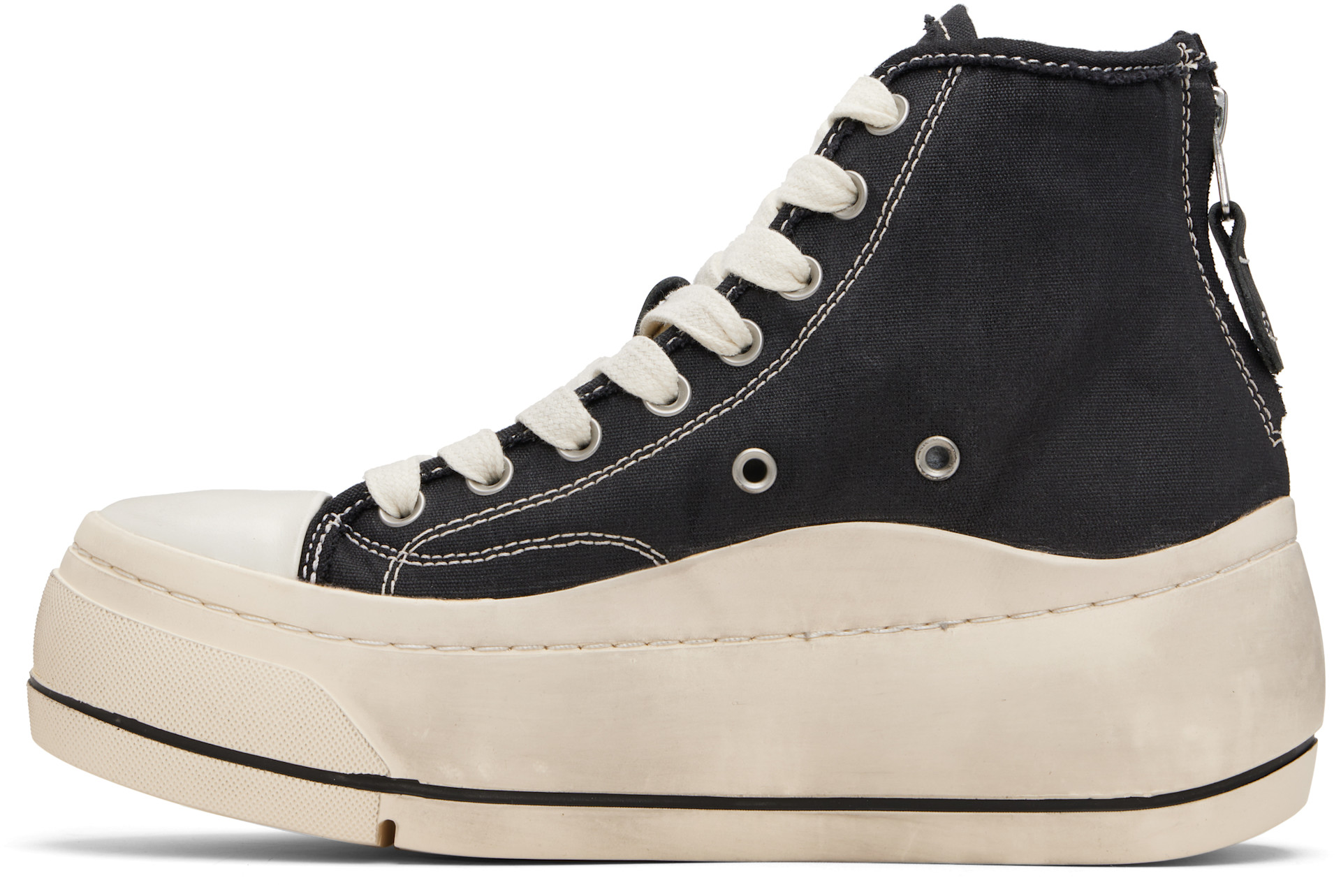 R13 - Baskets montantes Kurt noires
