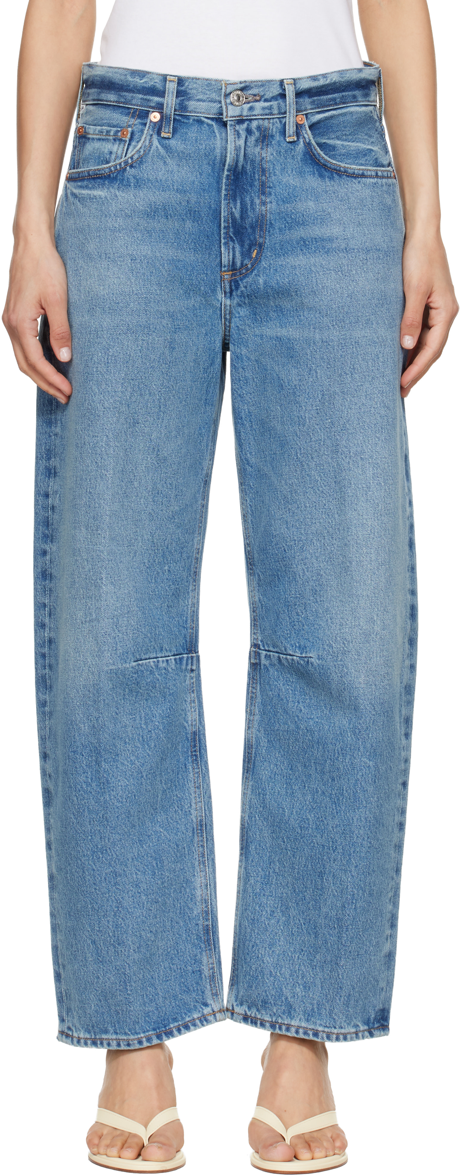 Citizens of Humanity: Blue Miro Relaxed Jeans | SSENSE Denmark