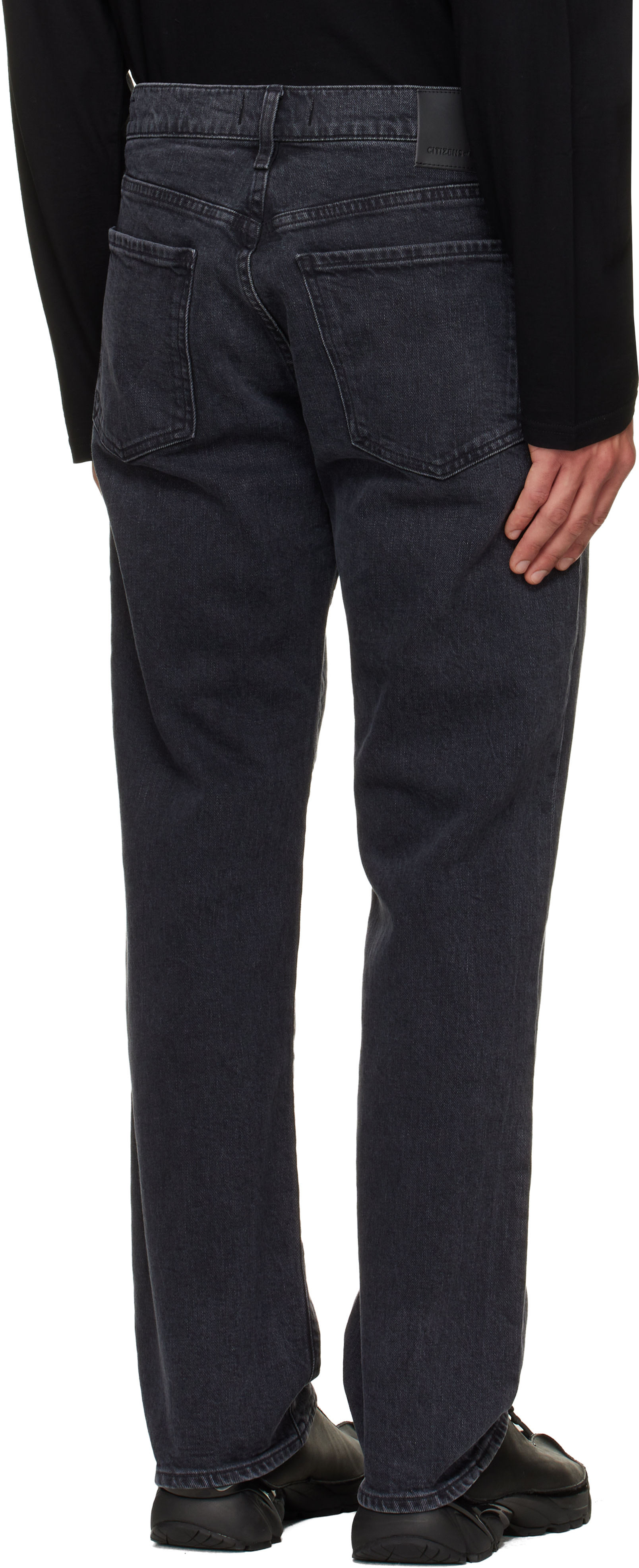 Citizens of Humanity: Black Elijah Straight Archive Jeans | SSENSE