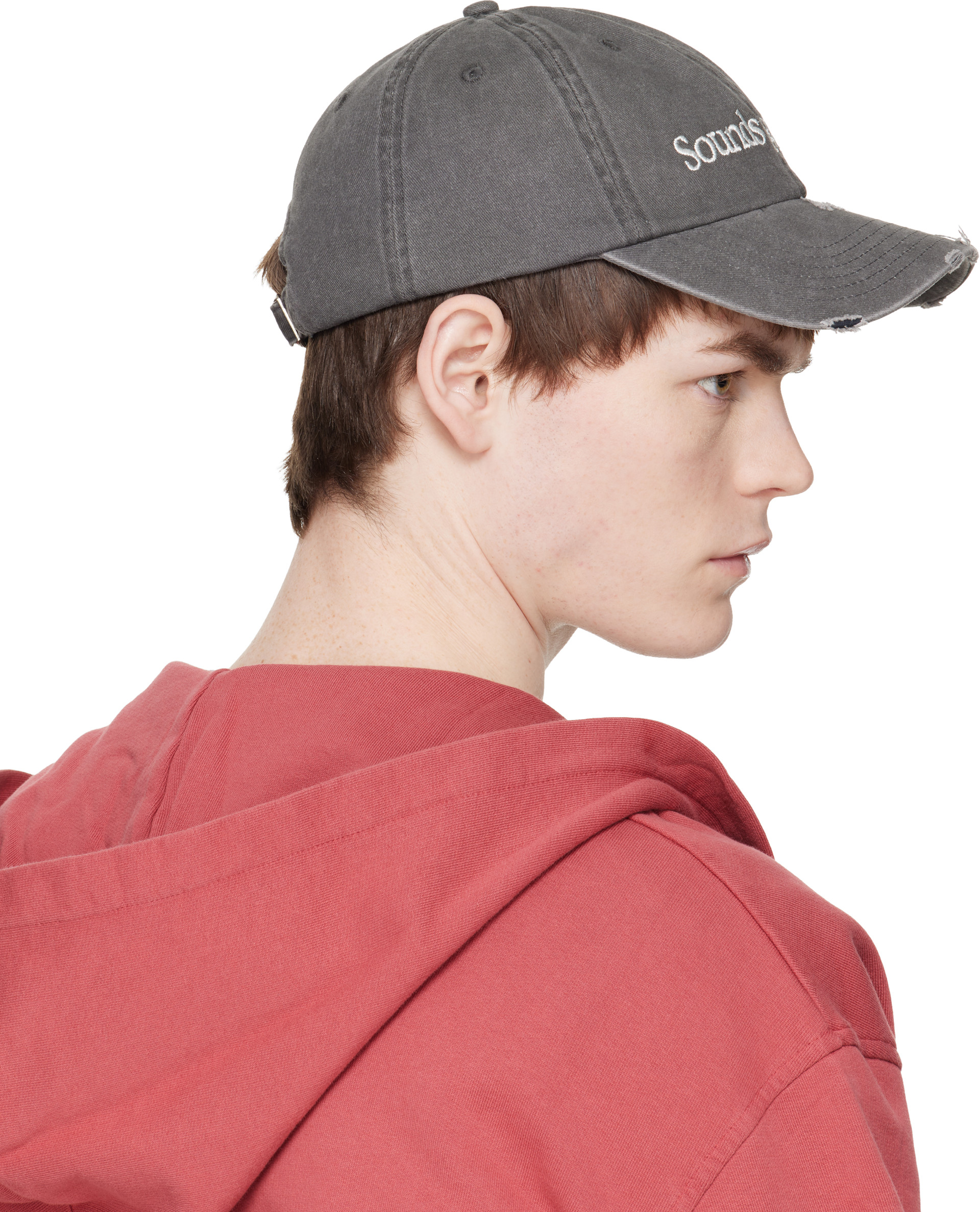 Carne Bollente: Gray 'My Cruising' Cap | SSENSE Germany