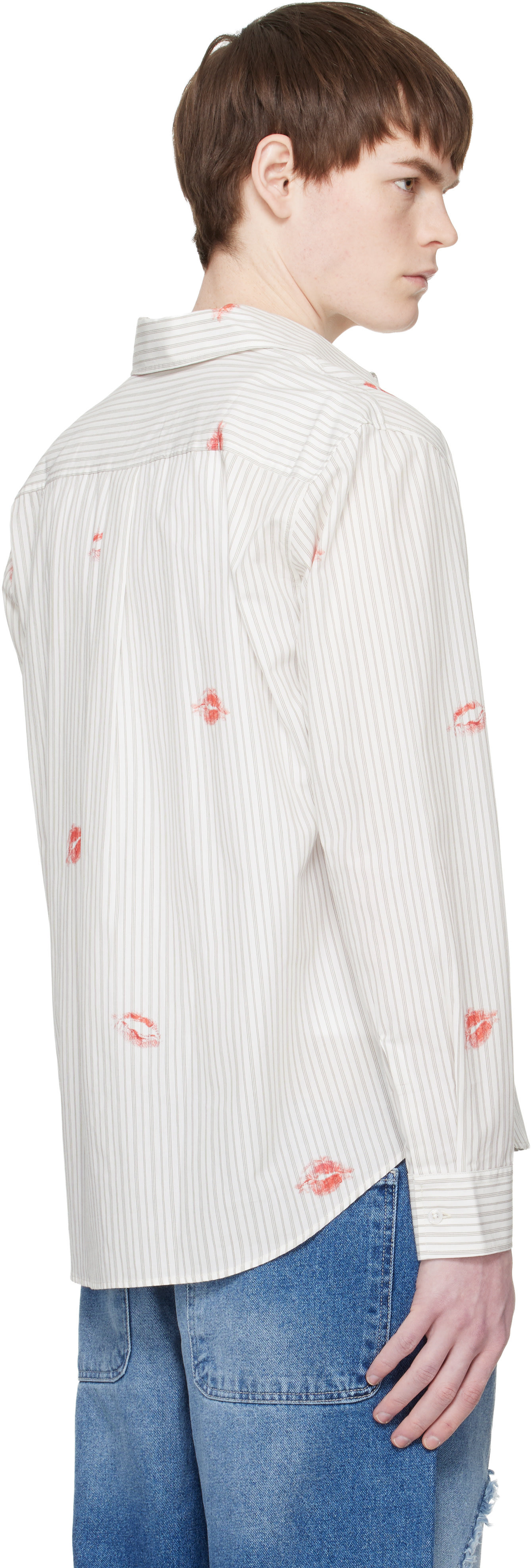 Carne Bollente: オフホワイト 'Business Sensual' シャツ | SSENSE 日本 Carne Bollente: オフホワイト 'Business Sensual' シャツ | SSENSE 日本