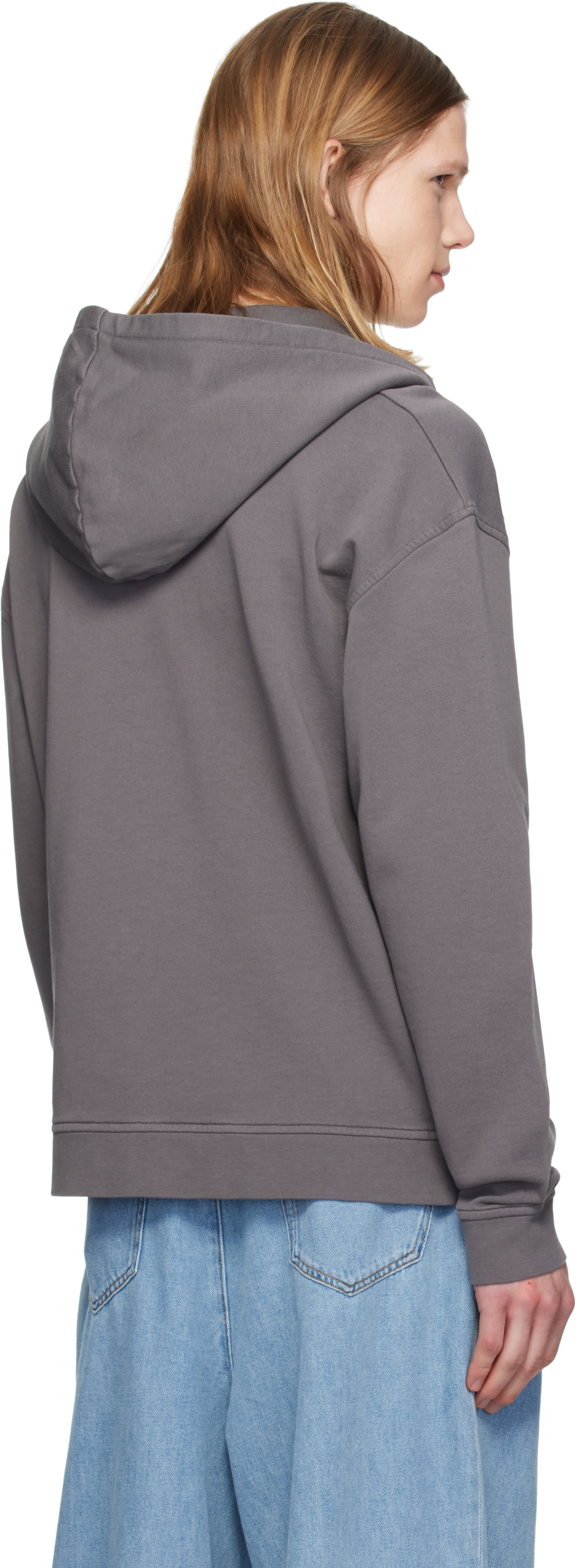 Carne Bollente: SSENSE Exclusive Gray Zipcode Desire 'Sex' Hoodie