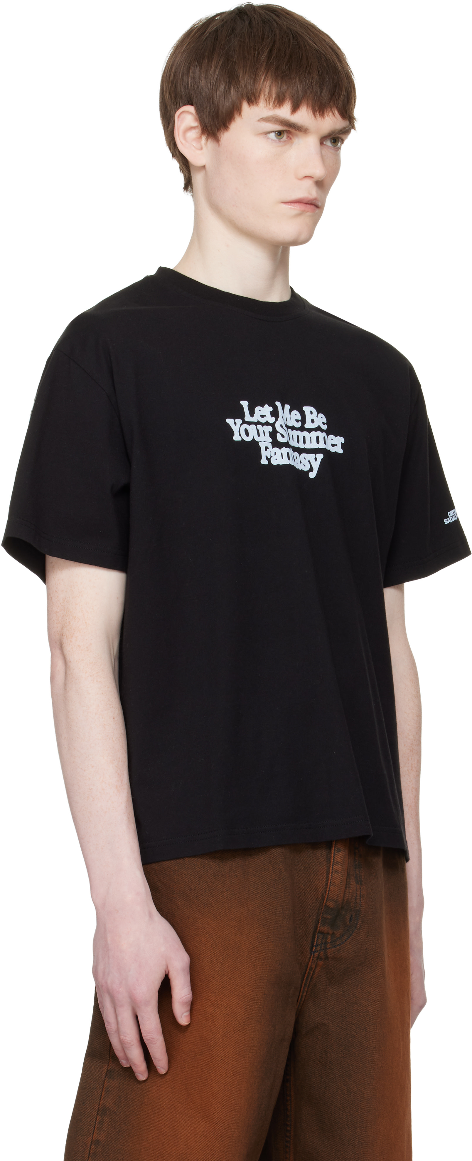 Carne Bollente: ブラック 'Sadao's Dream' Tシャツ | SSENSE 日本