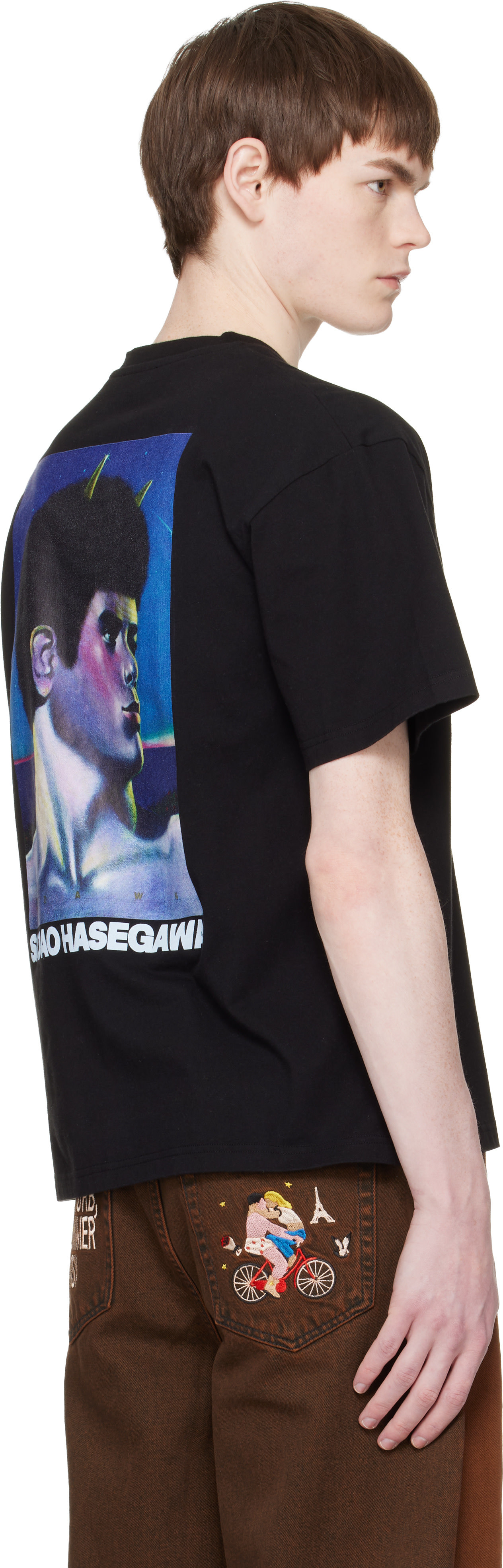 Carne Bollente: Black 'Sadao's Dream' T-shirt | SSENSE