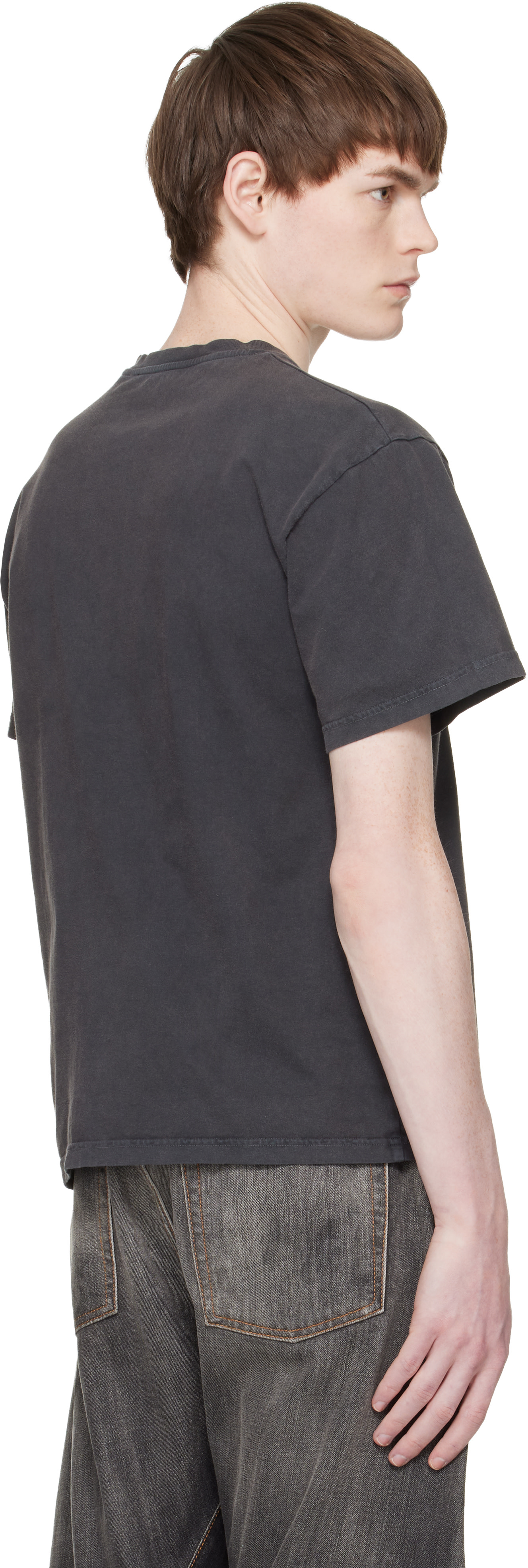 Carne Bollente: Black 'Pizza Hot' T-shirt | SSENSE