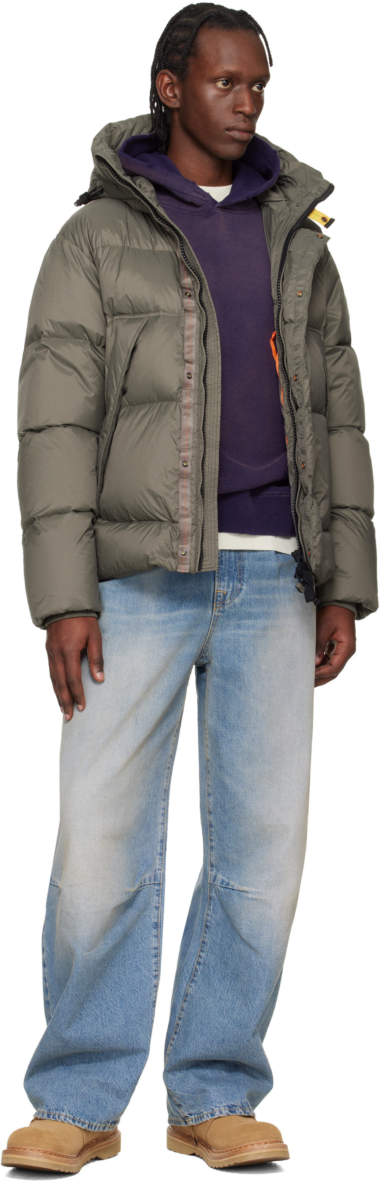 Parajumpers - Gray Cloud Hooded Down Jacket
