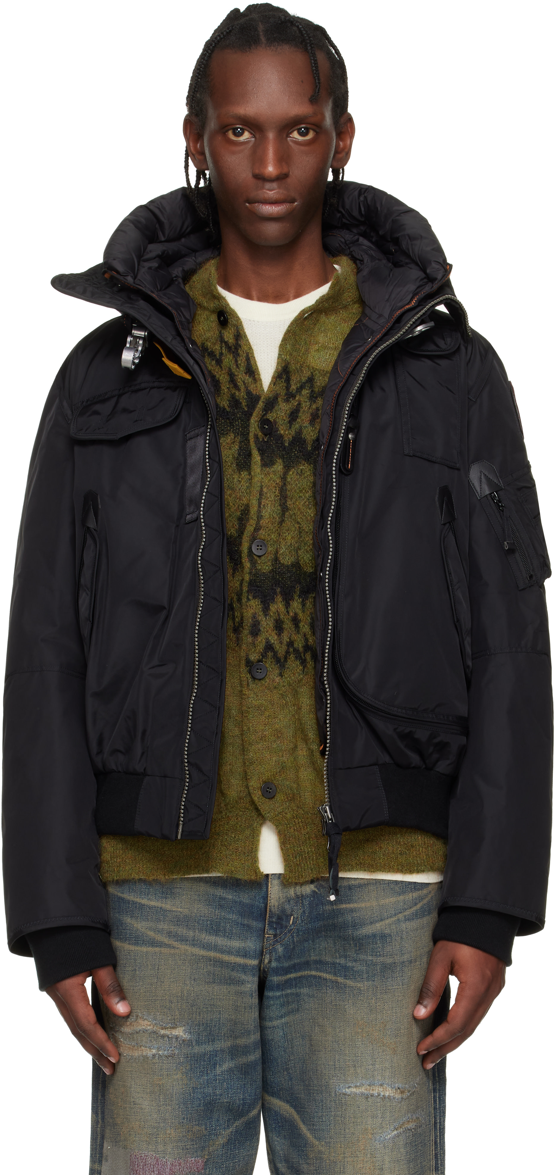 Parajumpers - Black Gobi Hooded Down Jacket