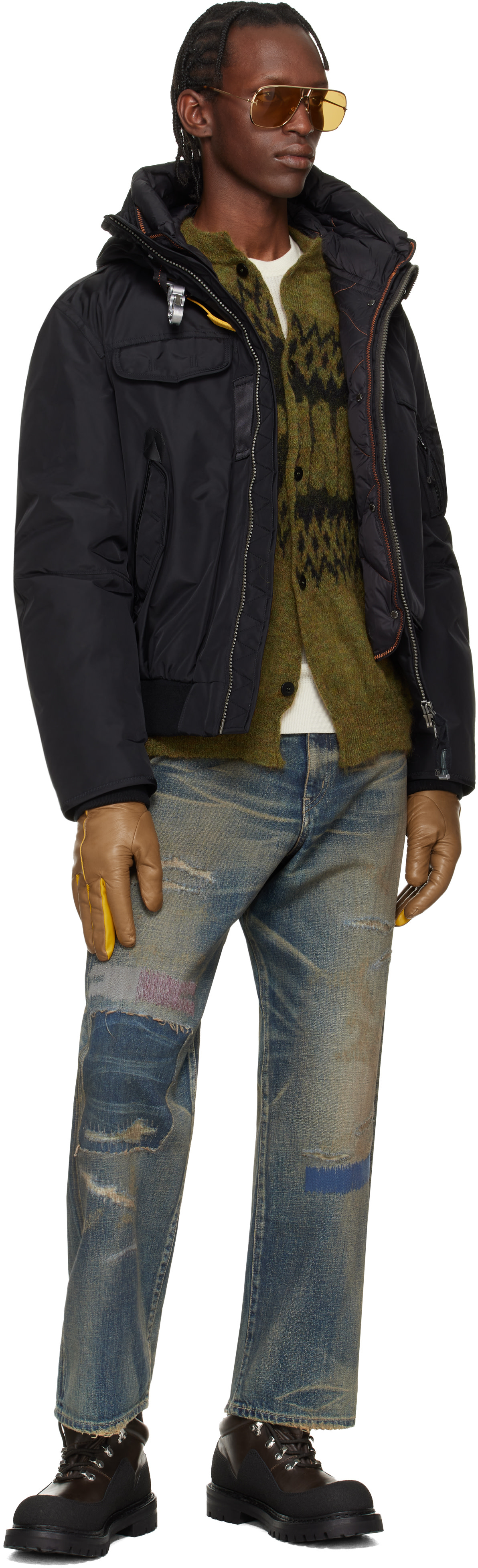 Parajumpers - Black Gobi Hooded Down Jacket