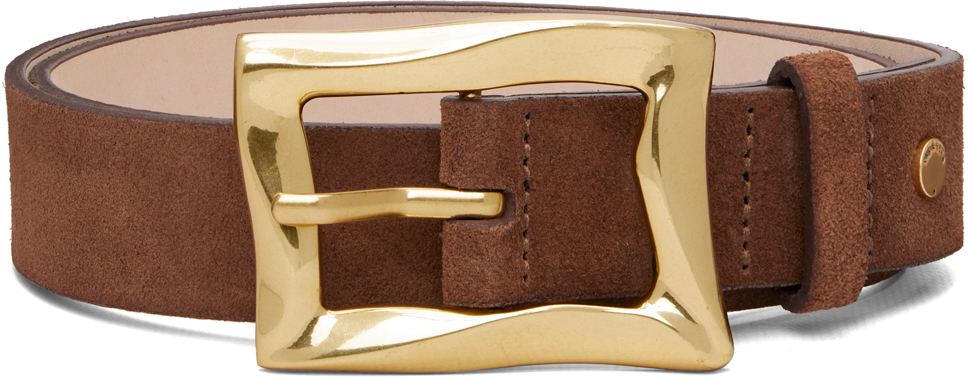 rag & bone - Brown Waverly Suede Belt
