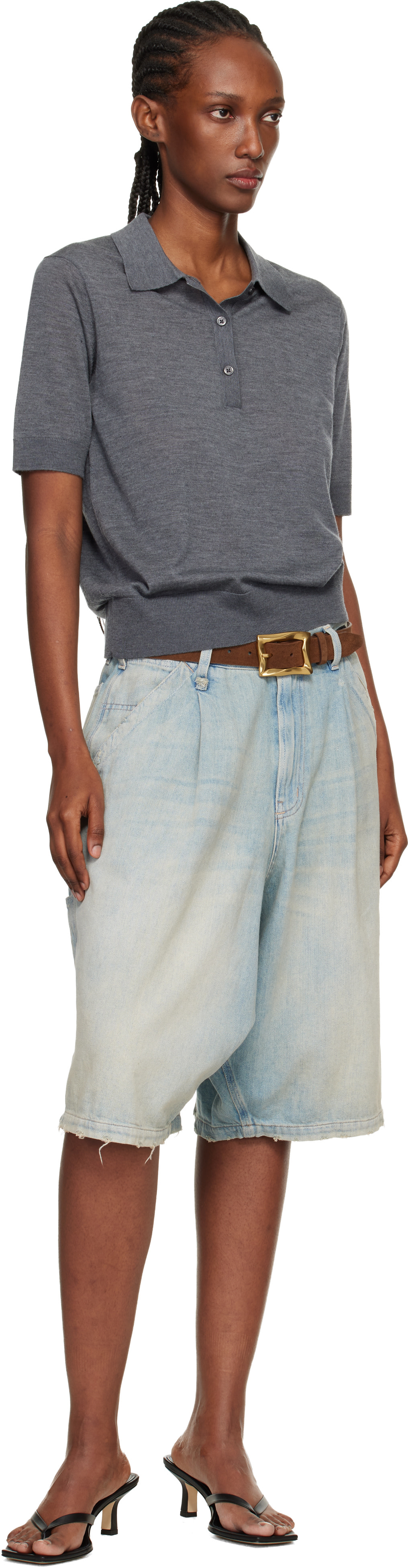 rag & bone - Brown Waverly Suede Belt