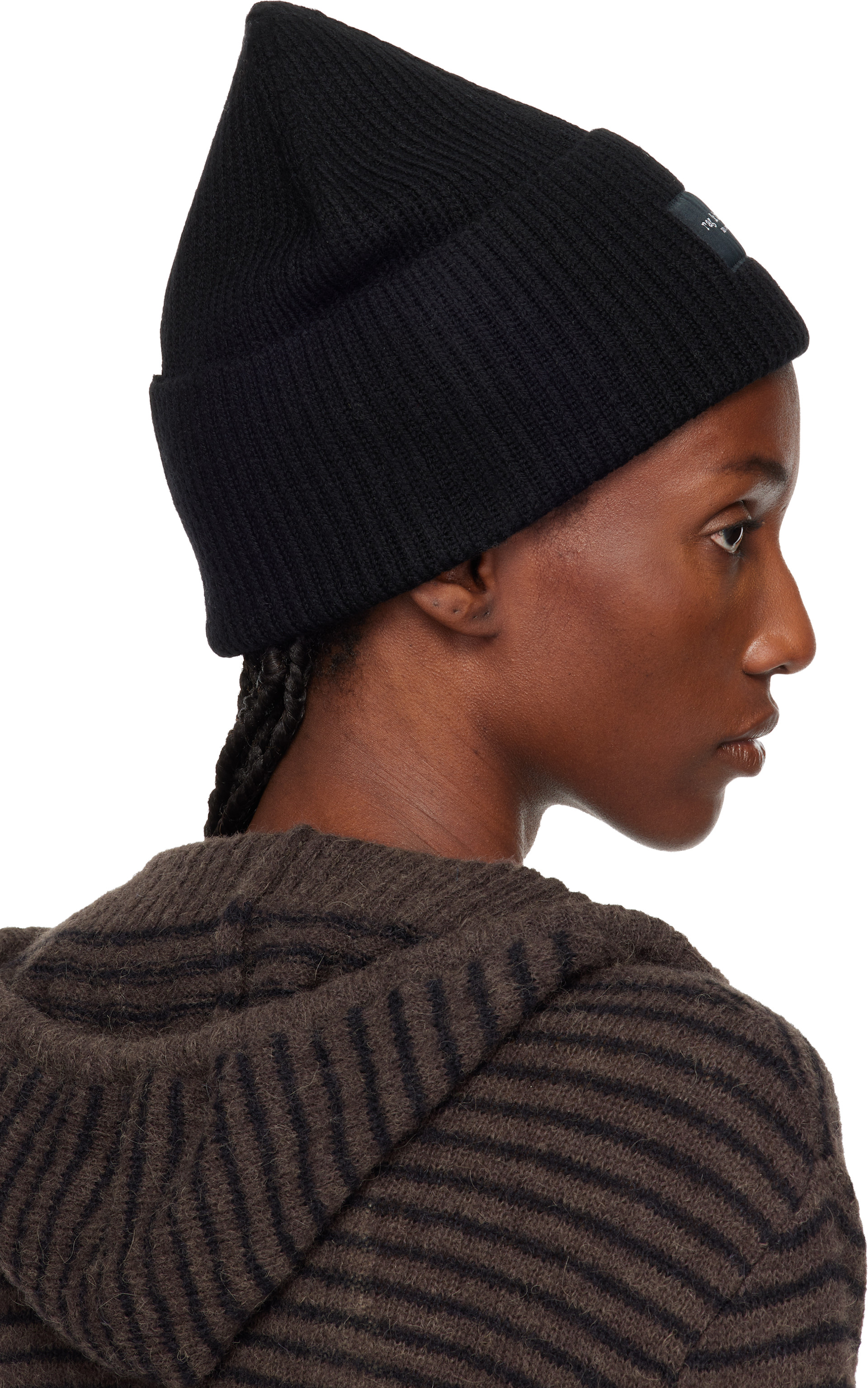 rag & bone - Bonnet Blake noir en laine