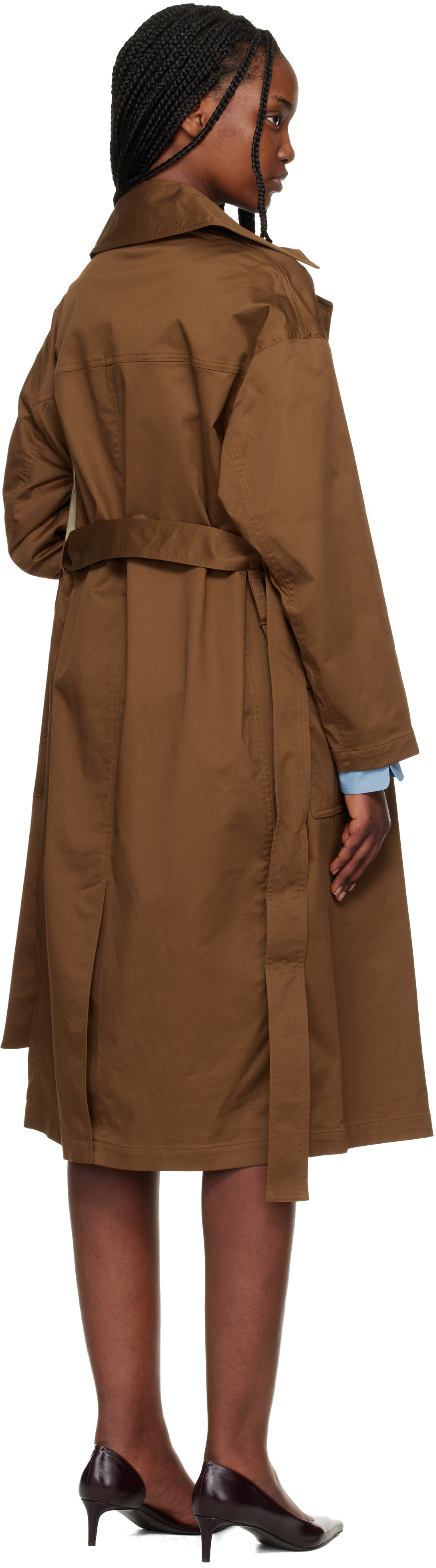 rag & bone - Trench Rue brun clair en coton